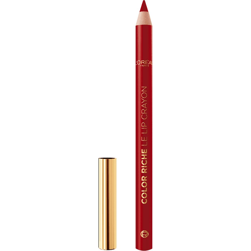 L'Oreal Paris Color Riche Le Lip Crayon Μολύβι Χειλιών που Αναδεικνύει τις Καμπύλες & Τονίζει το Περίγραμμα 1 Τεμάχιο - 300 Le Rouge Paris