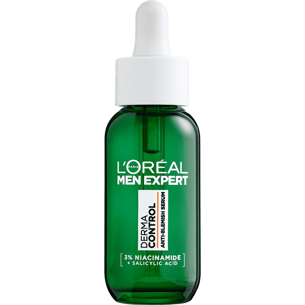 Loreal Paris L'Oreal Paris Men Expert Derma Control Niacinamide Anti-Blemish Serum Ορός Προσώπου για Δέρμα με Ακμή με Νιασιναμίδη 30ml