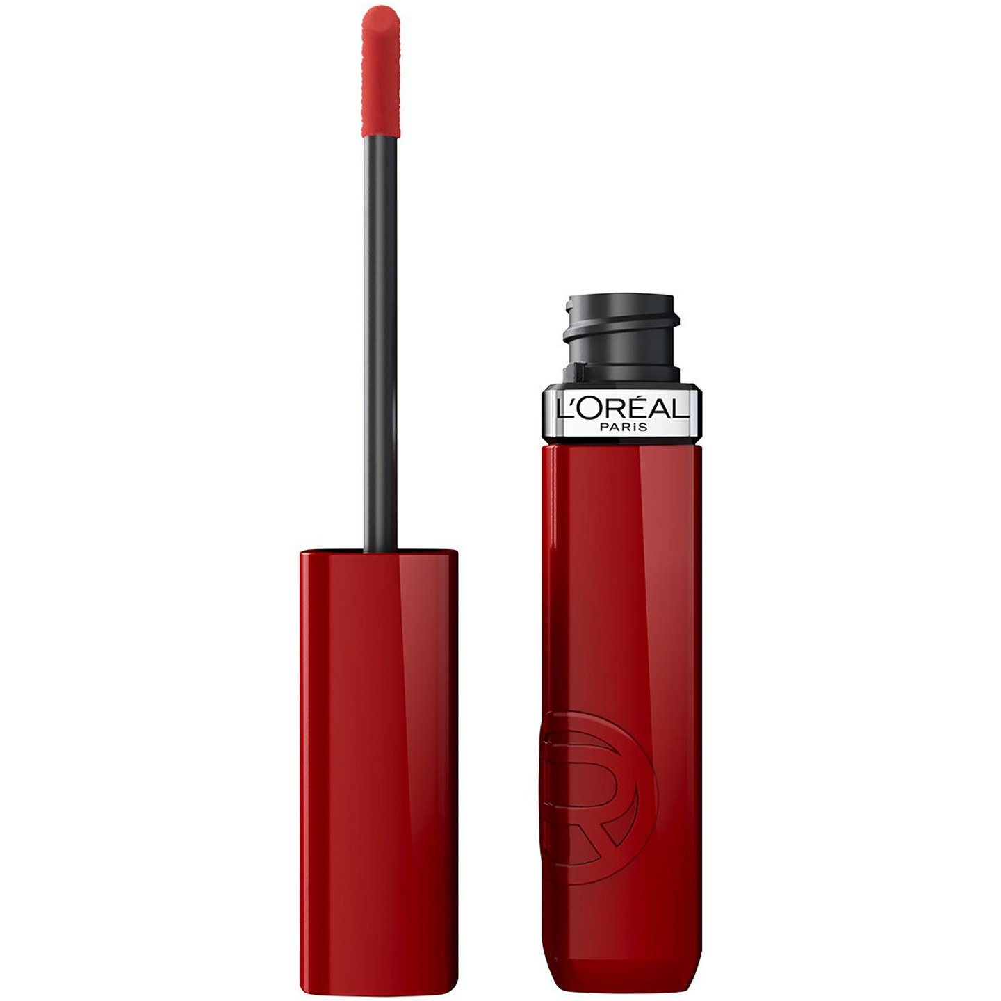 L'Oreal Paris Infaillible Laque Resitance Liquid Lipstick Υγρό Λαμπερό Κραγιόν για Έντονο Χρώμα Μακράς Διάρκειας 4.3ml - 550 Noir Cherry