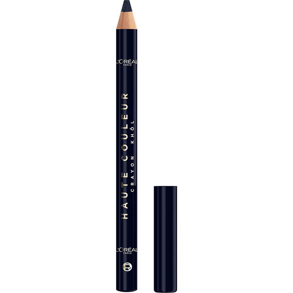 L'Oreal Paris Haute Couleur Crayon Khol Liner Taupe Κρεμώδης Μολύβι Ματιών για Έντονο Χρώμα & Εύκολη Εφαρμογή 1 Τεμάχιο - 130 Blue Suede