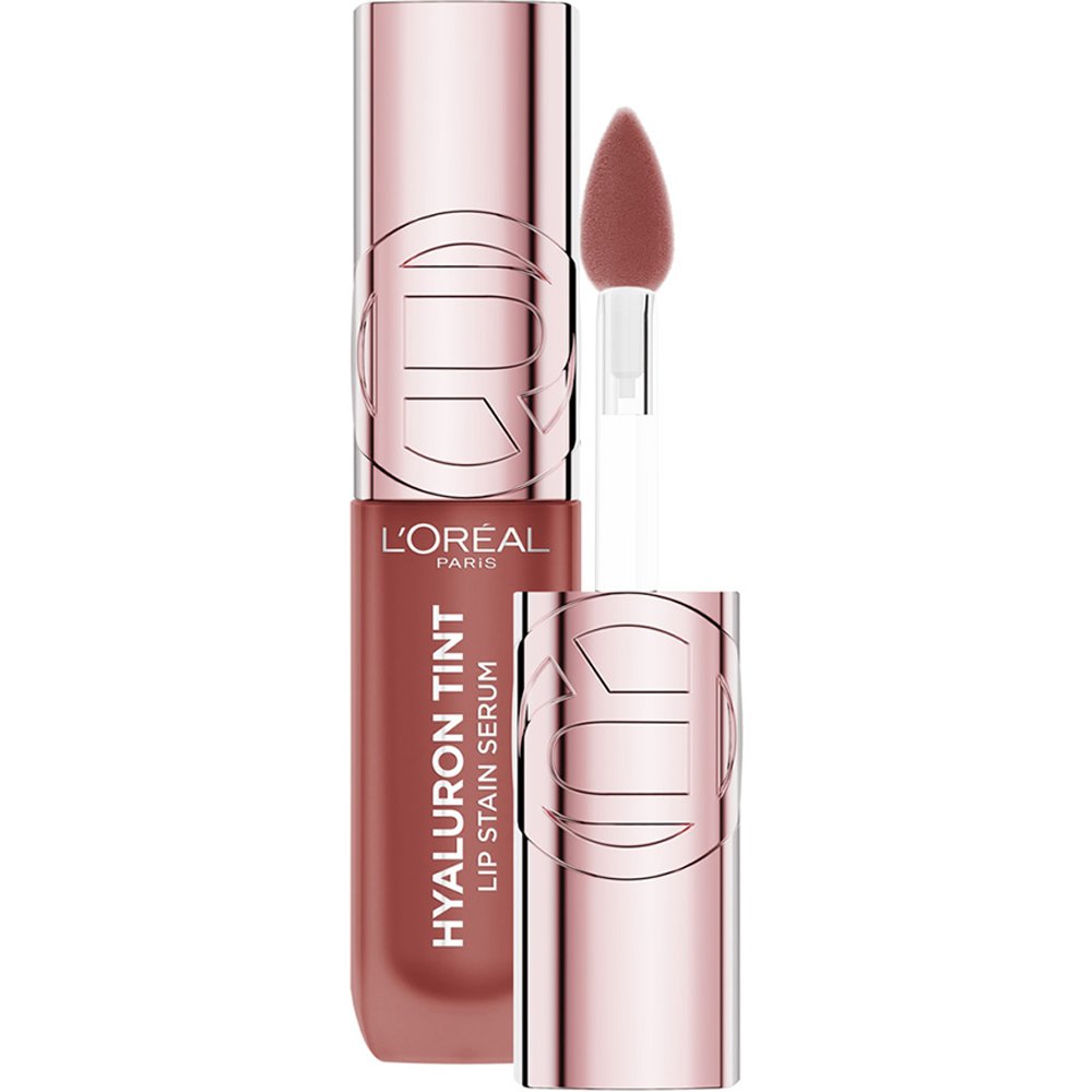 L'Oreal Paris Hyaluron Tint Lip Stain Serum Ενυδατικό Serum για Χείλη και Ζυγωματικά με Υαλουρονικό Οξύ που Προσφέρει Χρώμα με Διάρκεια, 5ml - 640 Tea Time