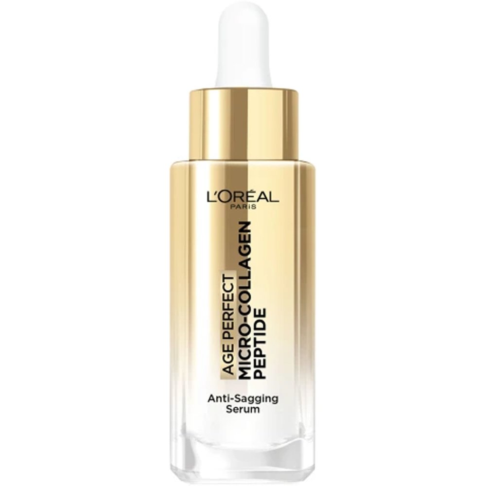 L'Oreal Paris Age Perfect Micro-Collagen Anti-Sagging Firming Serum Συσφιγκτικός Ορός Προσώπου με Πεπτίδια Μικρο-Κολλαγόνου & Νιασιναμίδη 30ml