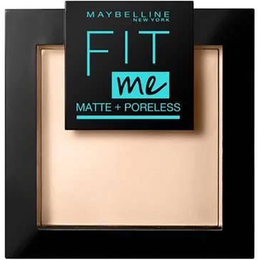 MAYBELLINE Maybelline Fit Me Matte + Poreless Pressed Powder Πούδρα για Φυσική και Ταυτόχρονα Ματ Κάλυψη 9gr - 130 Buff Beige