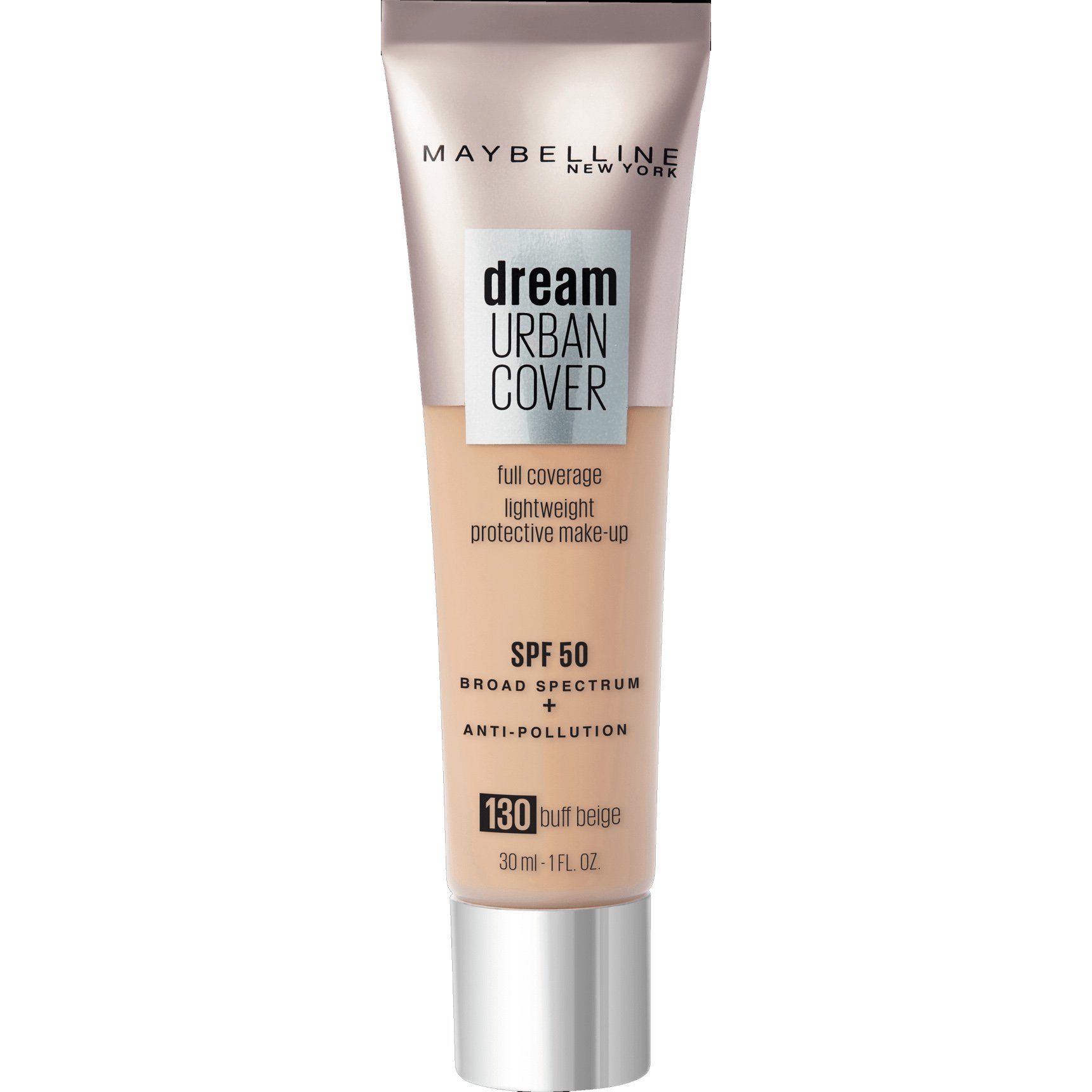 Maybelline Dream Urban Cover Make-Up Spf50, 130 Buff Beige 30ml