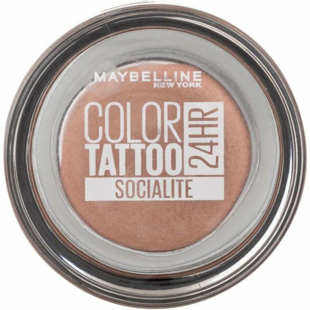 Maybelline Eyeshadow 24H Color Tattoo Κρεμώδης Σκιά Ματιών που Διαρκεί έως & 24 Ώρες 4ml - 125 Socialite