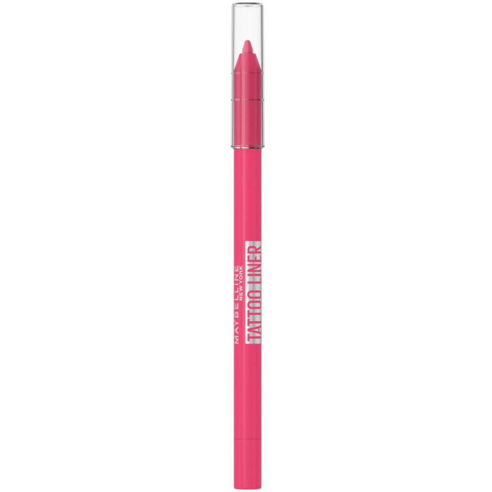 MAYBELLINE Maybelline Tatoo Liner Sharpenable Gel Pencil Αδιάβροχο Μολύβι Ματιών με Υφή Τζελ & Έντονο Χρώμα που Διαρκεί 1 Τεμάχιο - 802 Ultra Pink
