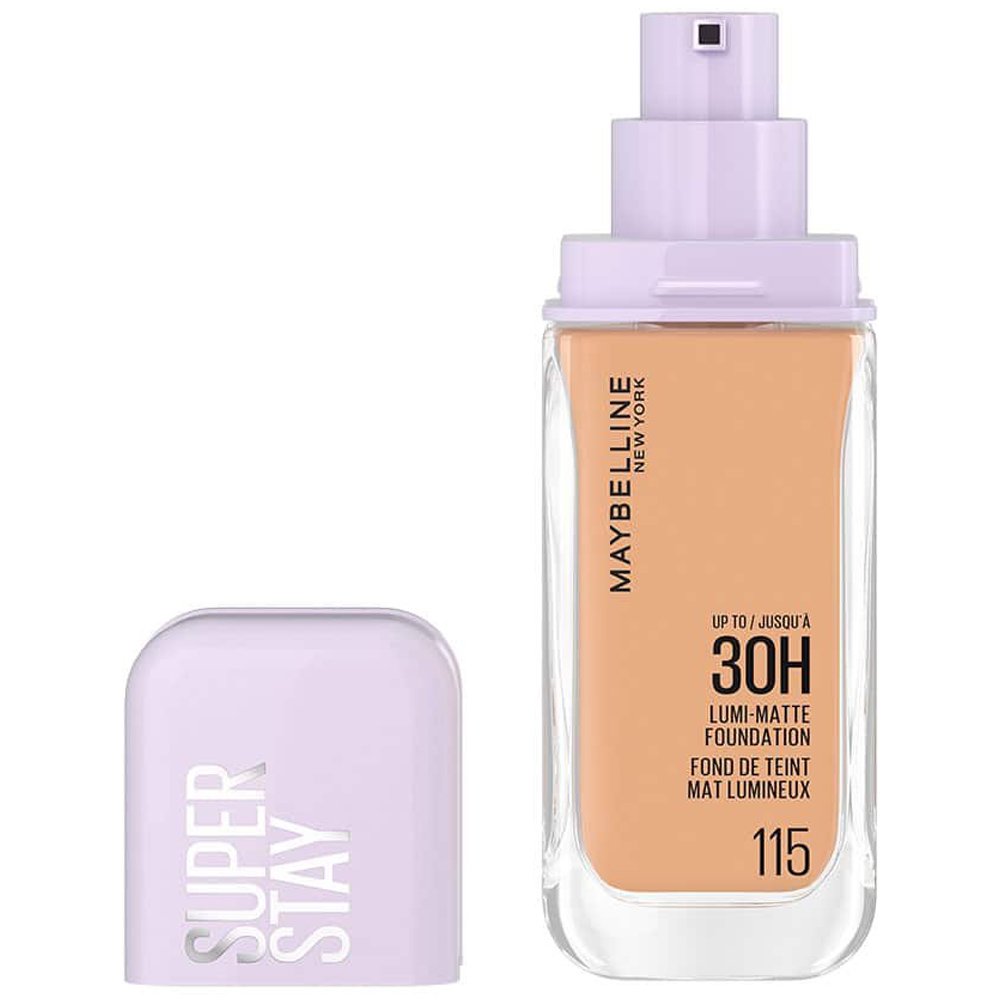 Maybelline Super Stay Lumi Matte Foundation Υγρό Βελούδινο Ματ Foundation Μεγάλης Διάρκειας 35ml - 115