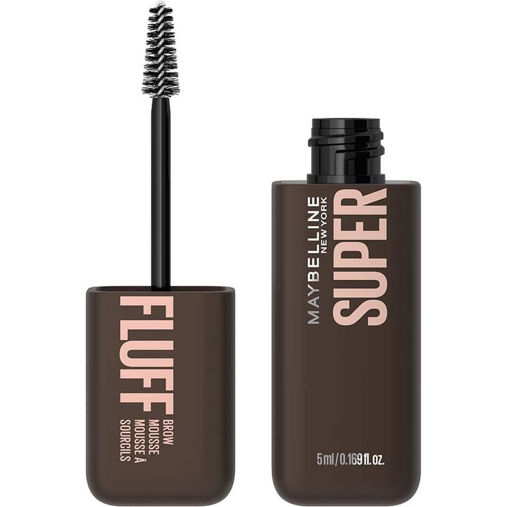 MAYBELLINE Maybelline Superfluff Brow Mousse Μάσκαρα για Φρύδια με Διάρκεια Έως 16 Ώρες 5ml - Black Brow