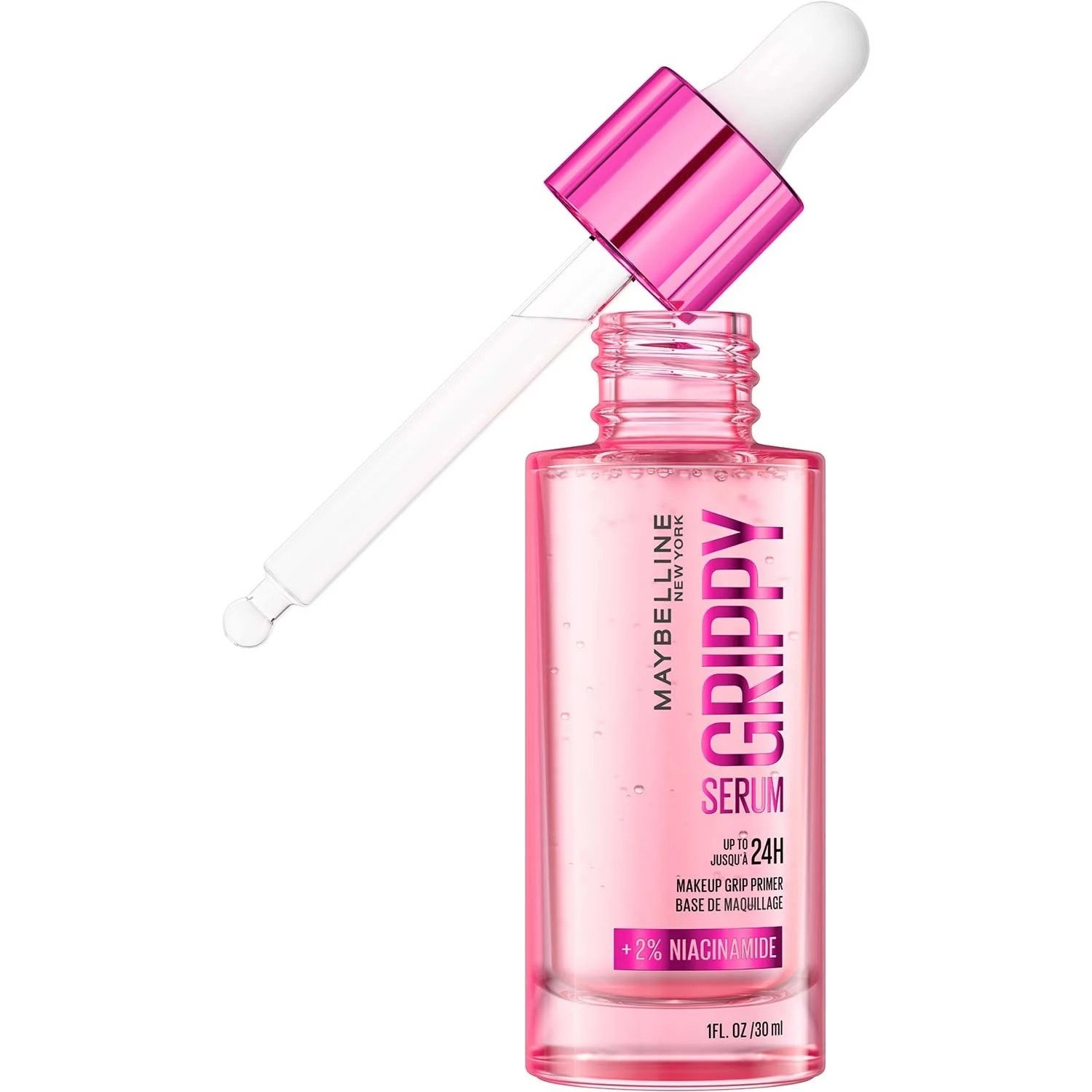 MAYBELLINE Maybelline Grippy Makeup Primer Serum Ορός Primer με Νιασιναμίδη που Σταθεροποιεί για Έως & 24 Ώρες 30ml