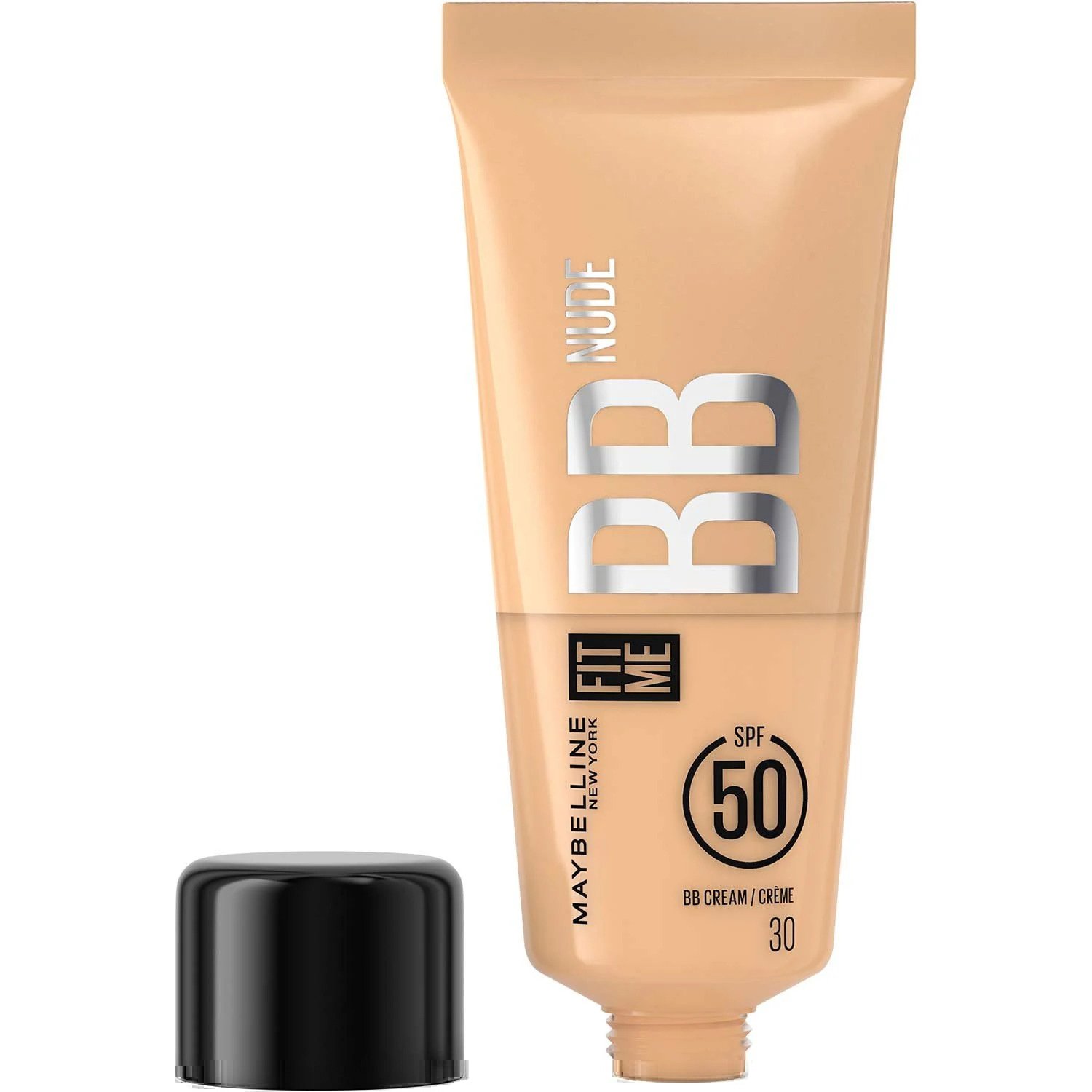 Maybeline Fit Me Nude BB Cream Spf50 Κρέμα Προσώπου Υψηλής Προστασίας με Χρώμα για Φυσική Κάλυψη 30ml - 30