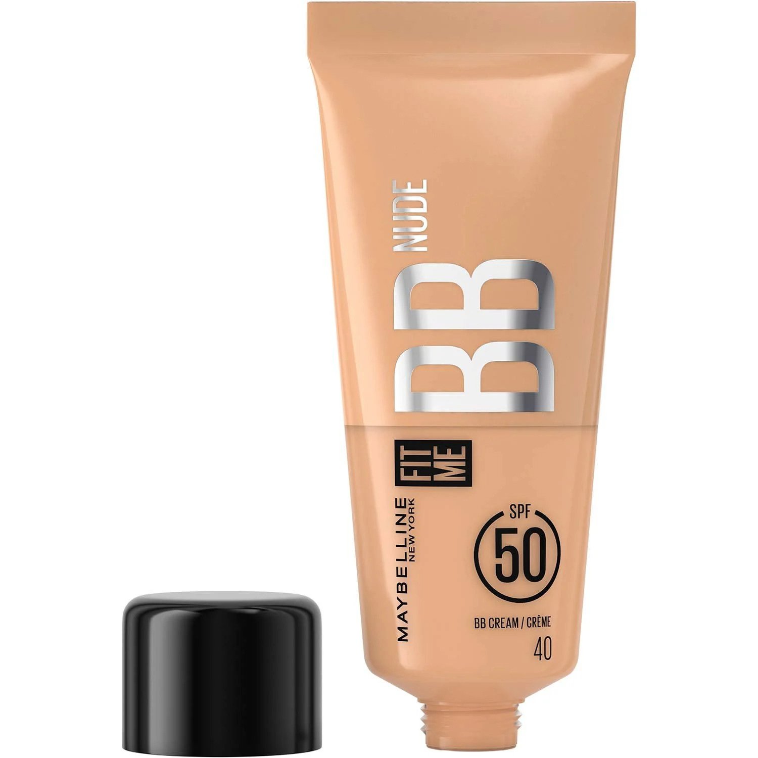 Maybeline Fit Me Nude BB Cream Spf50 Κρέμα Προσώπου Υψηλής Προστασίας με Χρώμα για Φυσική Κάλυψη 30ml - 40