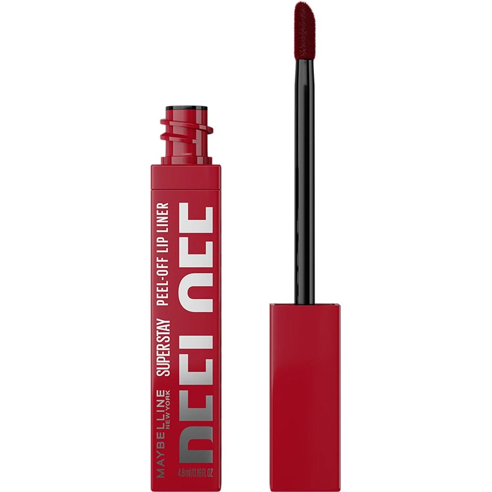 Maybelline Super Stay Peel-Off Lip Pencil Liner Μολύβι Χειλιών Peel-Off Stain που Χαρίζει Χρώμα με Διάρκεια Μέχρι & 24 Ώρες 4,7ml - 007 Blaze
