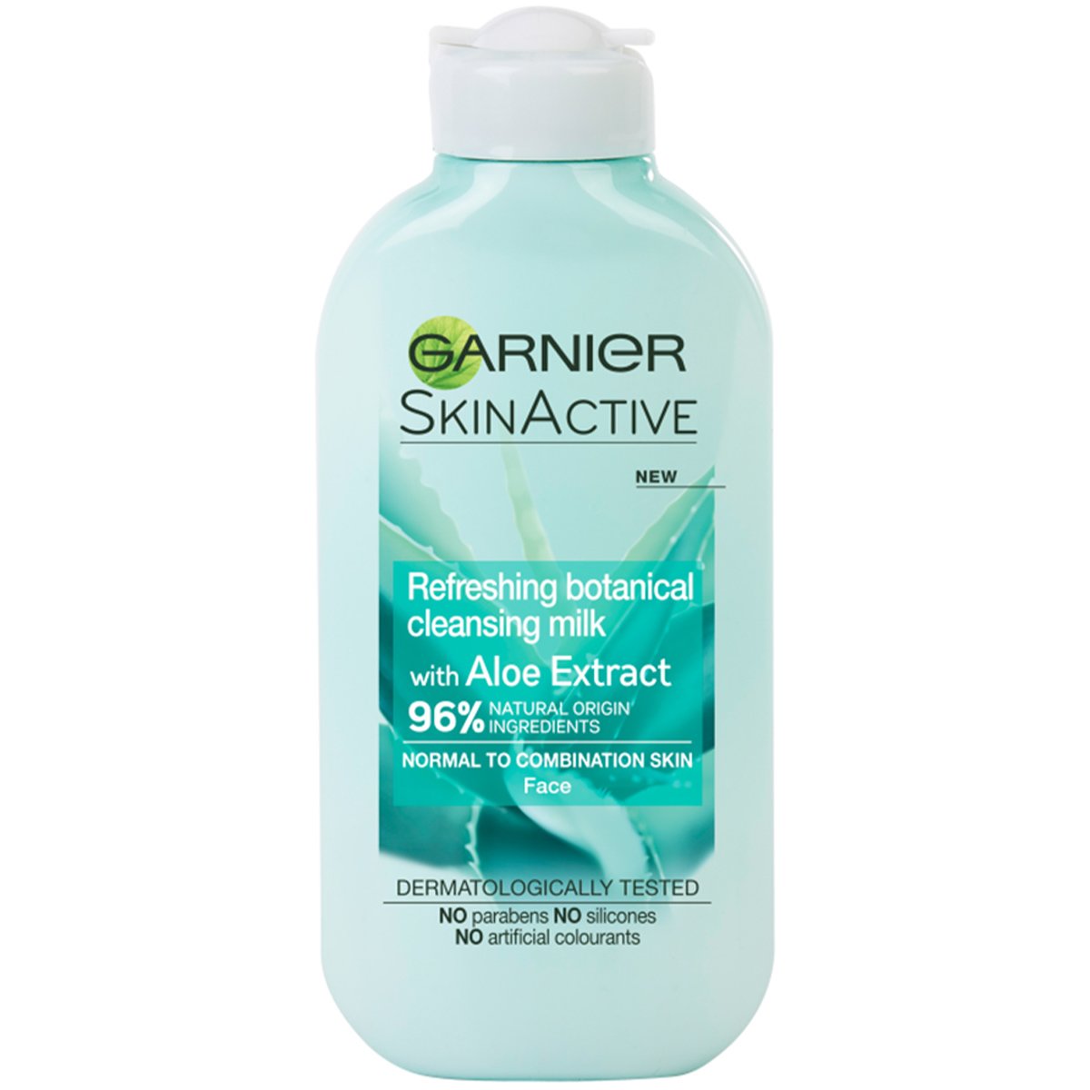 Garnier Garnier Skinactive Aloe Refreshing Cleansing Milk Γαλάκτωμα Καθαρισμού Προσώπου με Αλόη για Κανονικές & Μικτές Επιδερμίδες 200ml