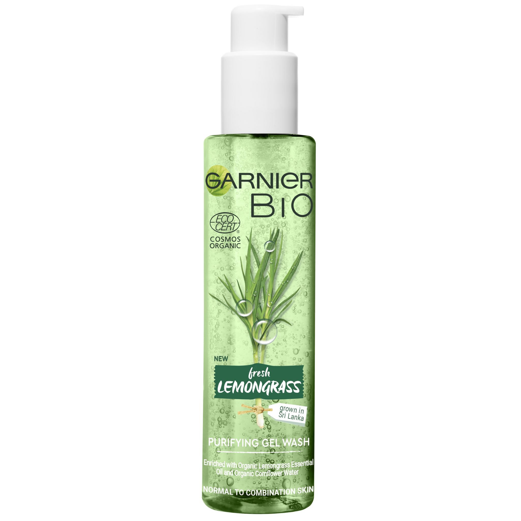 Garnier Bio Fresh Lemongrass Purifying Gel Wash Καθαρισμού για Κανονικές Μικτές Επιδερμίδες 150ml