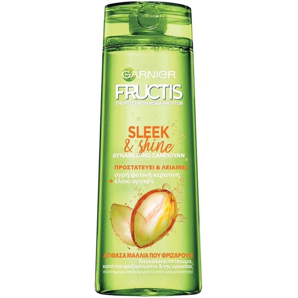 Garnier Fructis Sleek & Shine Shampoo Δυναμωτικό Σαμπουάν για Μαλλιά που Φριζάρουν 400ml
