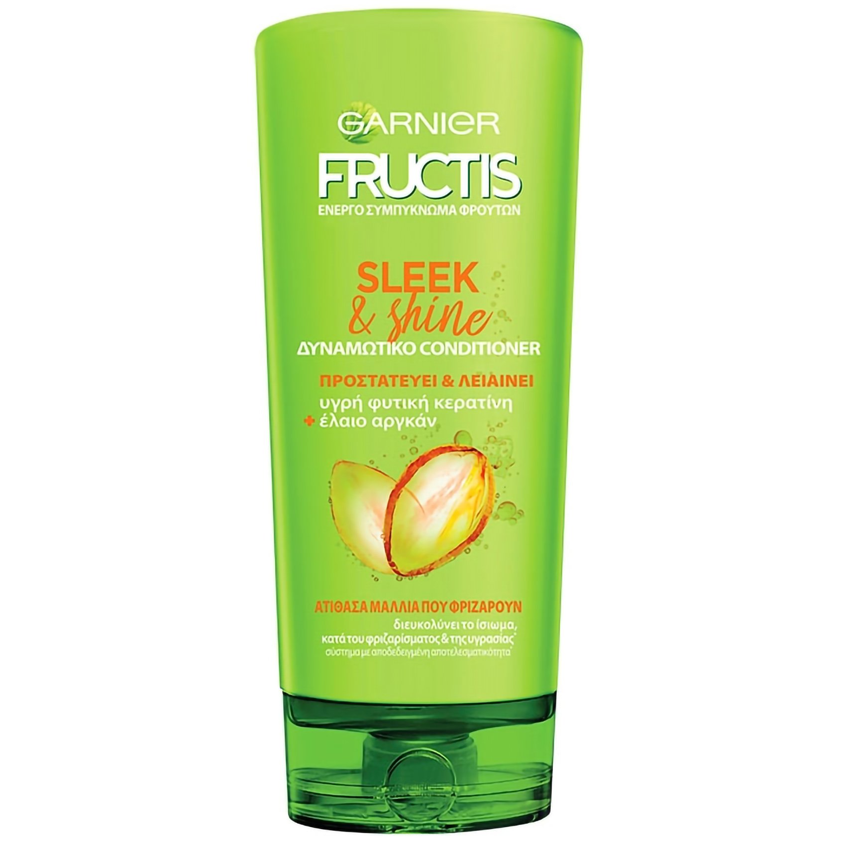 Garnier Fructis Sleek & Shine Conditioner Δυναμωτικό Conditioner για Λείανση των Μαλλιών 200ml