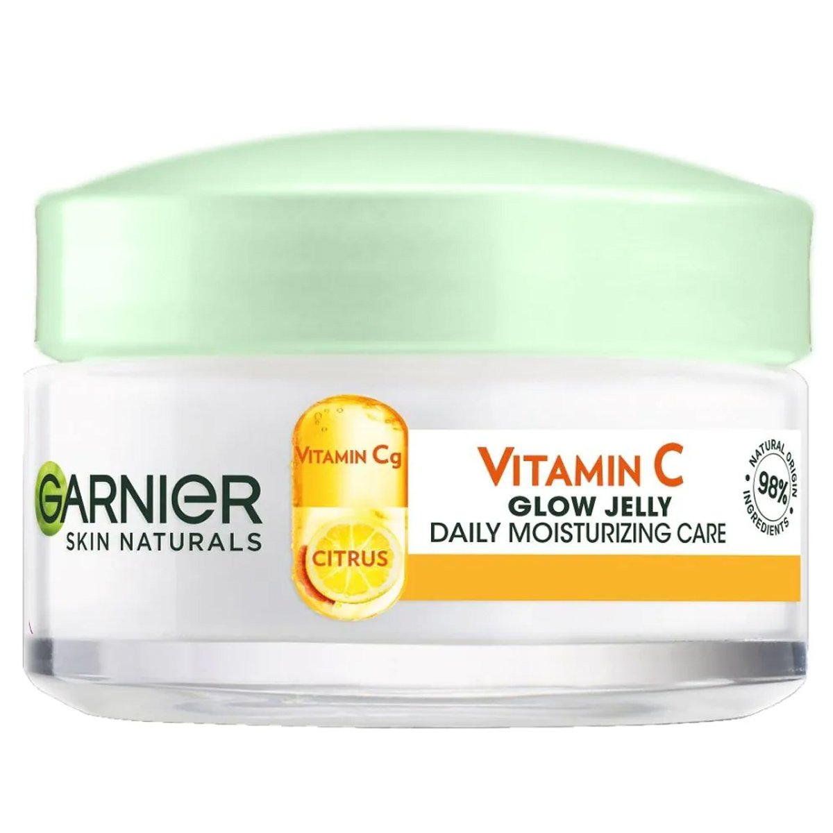 Garnier Skin Naturals Vitamin C Glow Jelly Daily Moisturizing Care Face Gel Κρέμα Ημέρας Προσώπου σε Μορφή Gel για Λάμψη με Βιταμίνη C 50ml