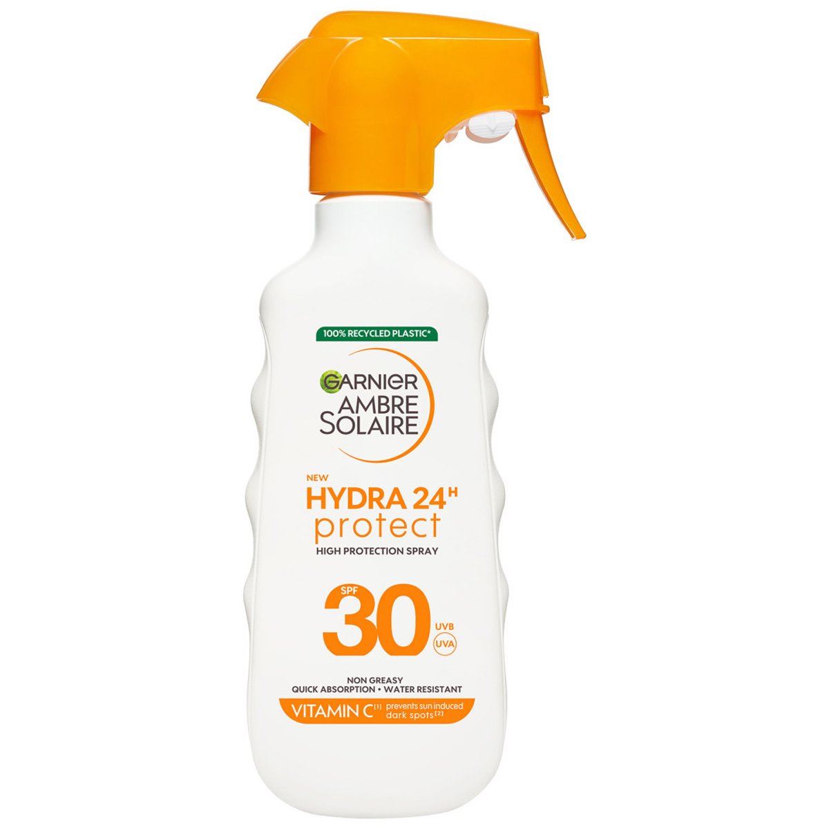 Garnier Ambre Solaire Hydra 24H Protect Spf30 Αντηλιακό Σπρέι Υψηλής Προστασίας με Βιταμίνη Ε 270ml