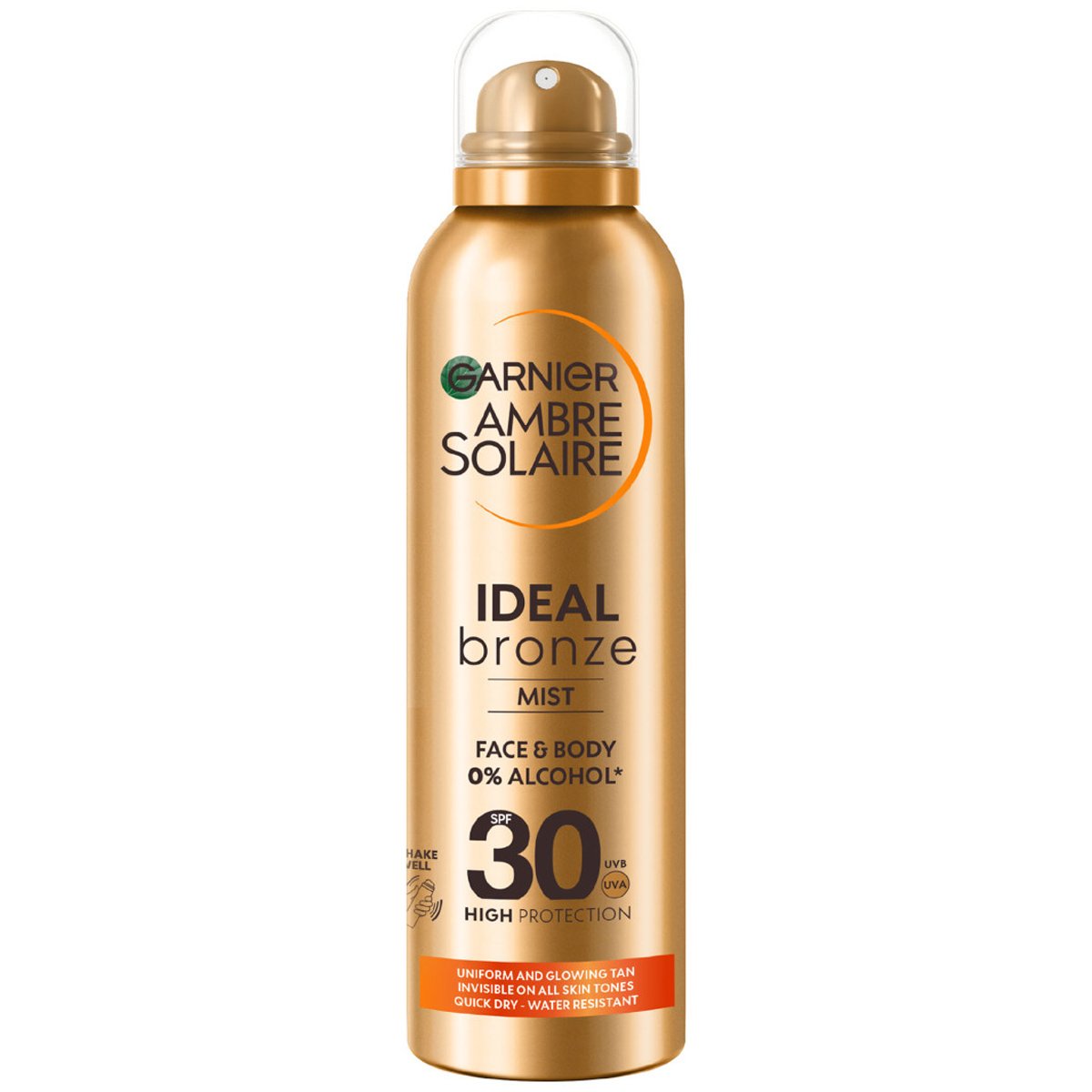 Garnier Garnier Ambre Solaire Ideal Bronze Face & Body Spray Spf30 Αντηλιακό Σπρέι Υψηλής Προστασίας για Πρόσωπο & Σώμα 150ml