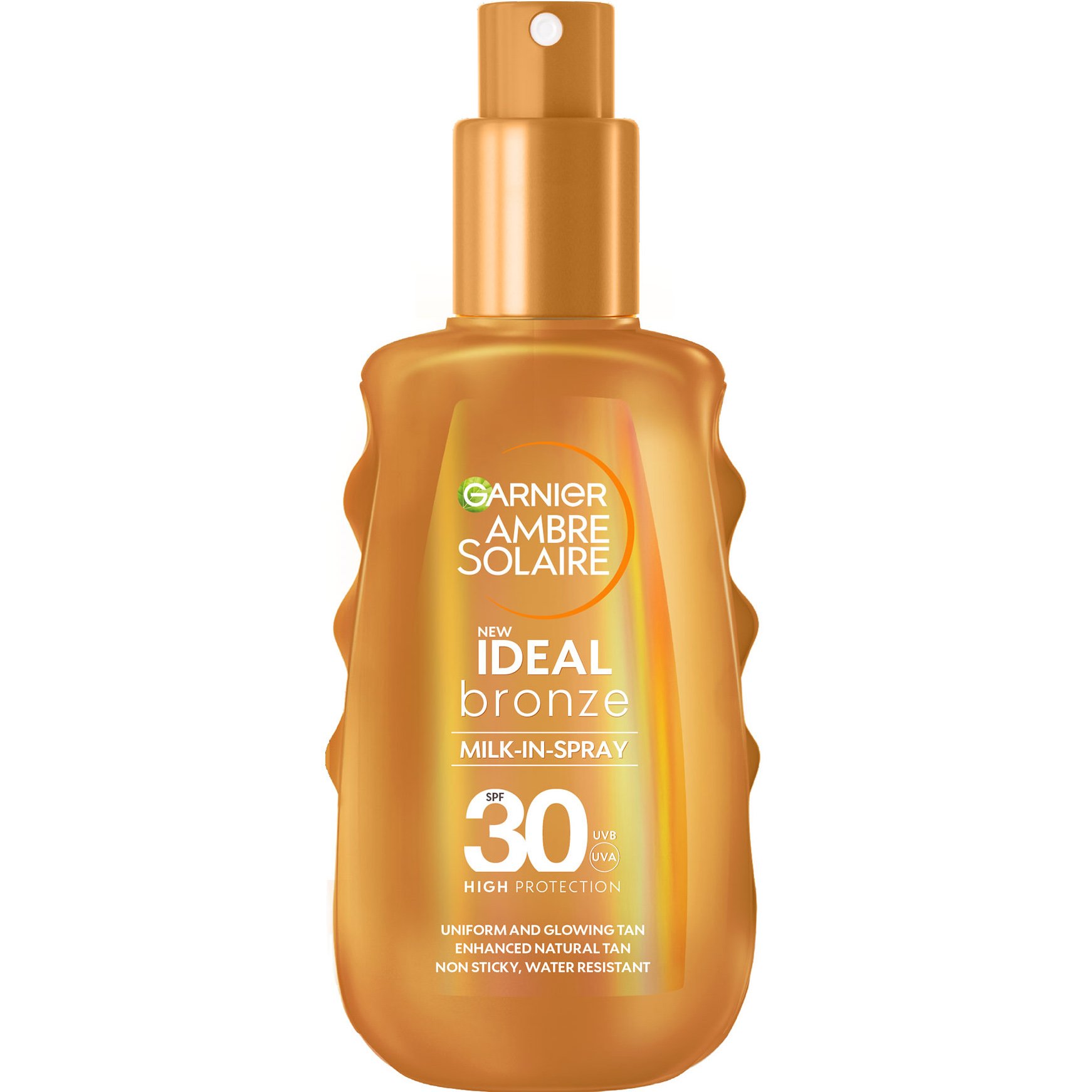 Garnier Ambre Solaire Ideal Bronze Milk-in-Spray Spf30 Αντηλιακό Γαλάκτωμα Υψηλής Προστασίας σε Spray 150ml