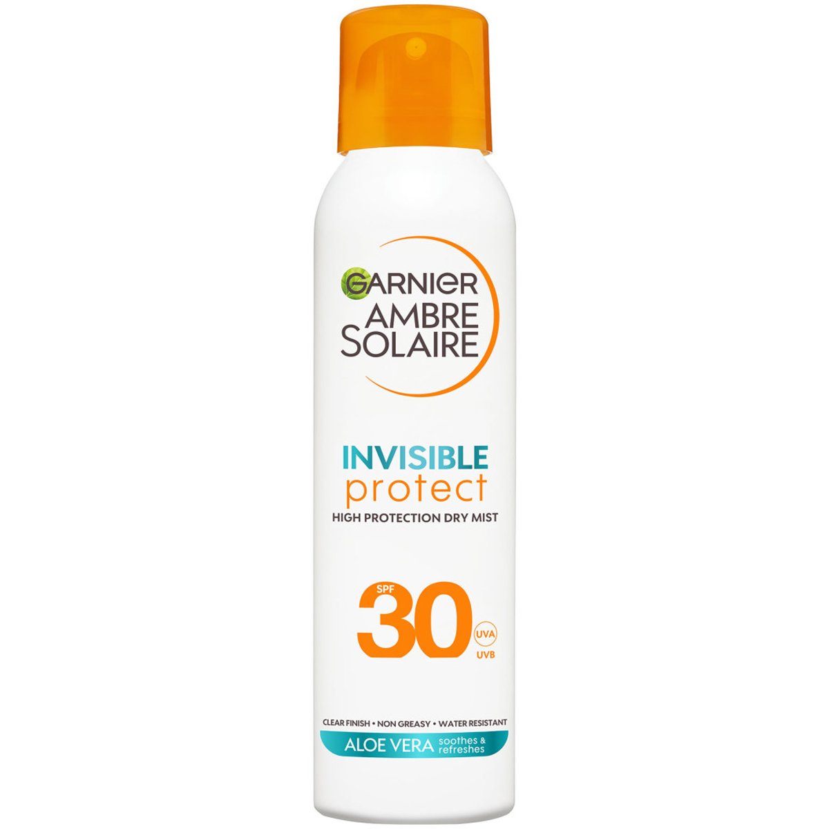Garnier Garnier Ambre Solaire Invisible Protect Spray Spf30 Αόρατο Αντηλιακό Σπρέι Υψηλής Προστασίας με Αλόη 150ml