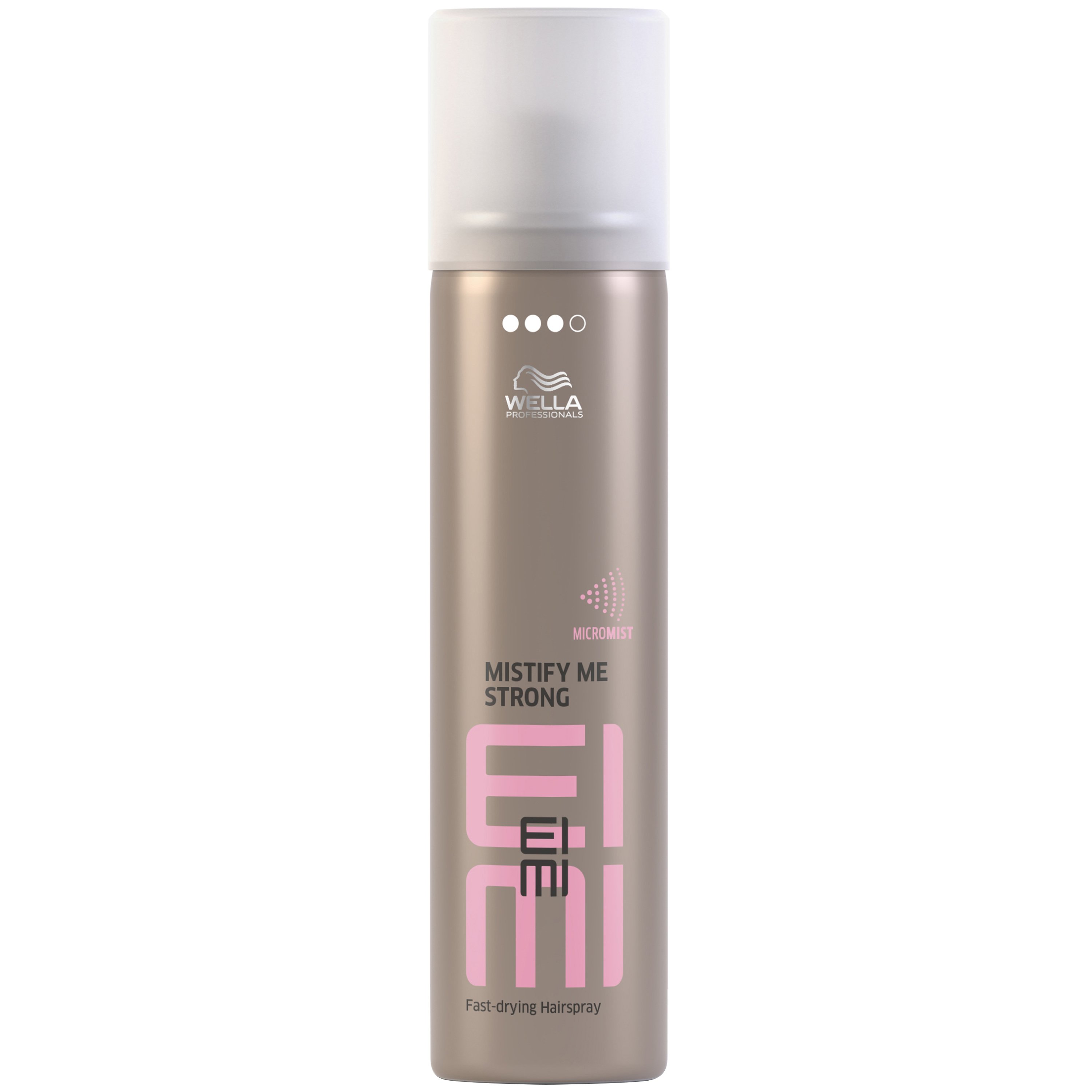 Wella Professionals Eimi Mistify me Strong Hair Spray Λακ Μαλλιών που Στεγνώνει Άμεσα για Δυνατό Κράτημα 3 Travel Siize 75ml