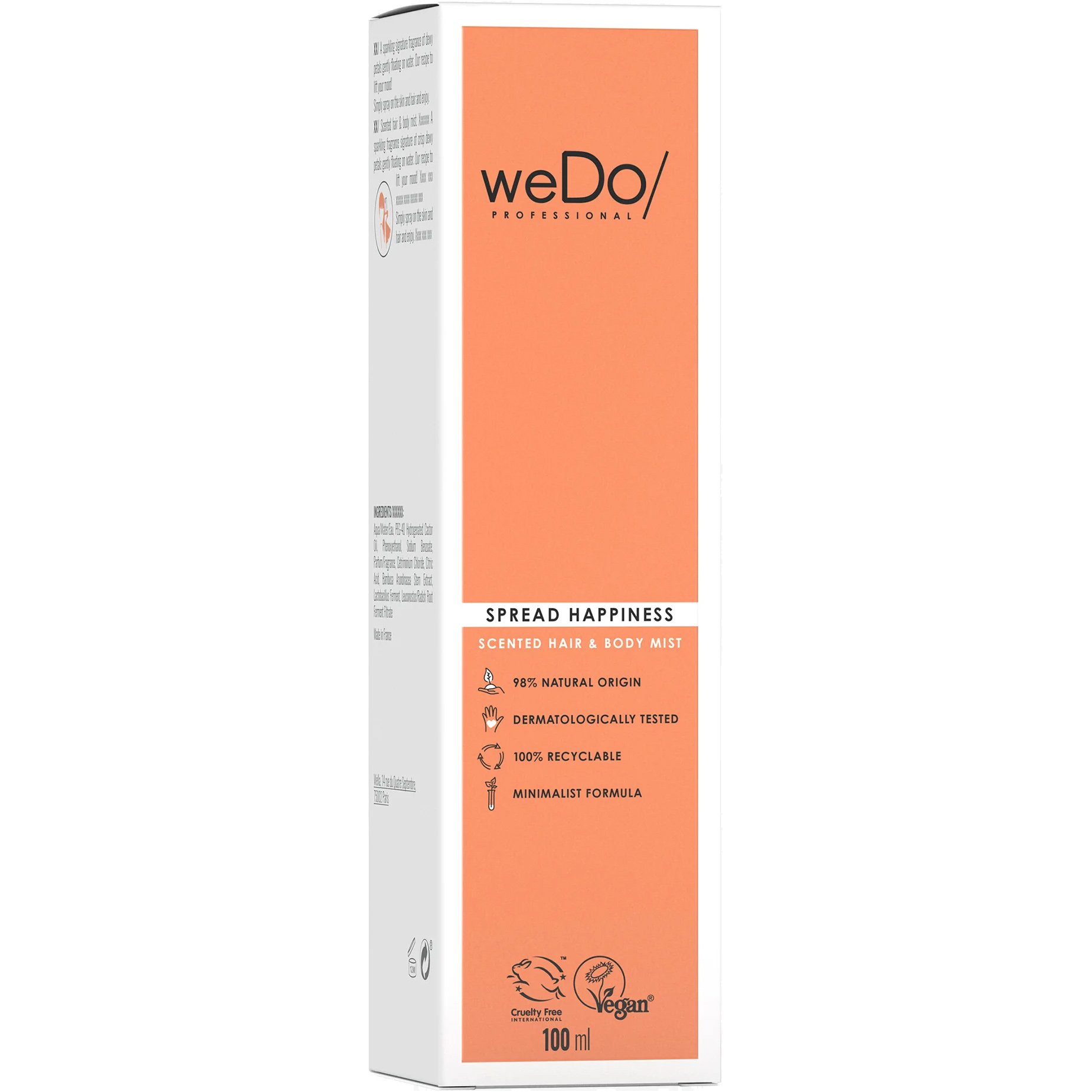 weDo Spread Happiness Scented Hair & Body Mist Αρωματικό Spray Μαλλιών & Σώματος 100ml