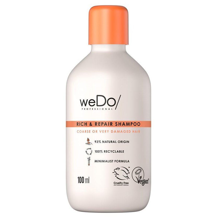 weDo Rich & Repair Shampoo Coarse or Very Damaged Hair Σαμπουάν Θεραπείας για Μείωση του Σπασίματος της Τρίχας 100ml
