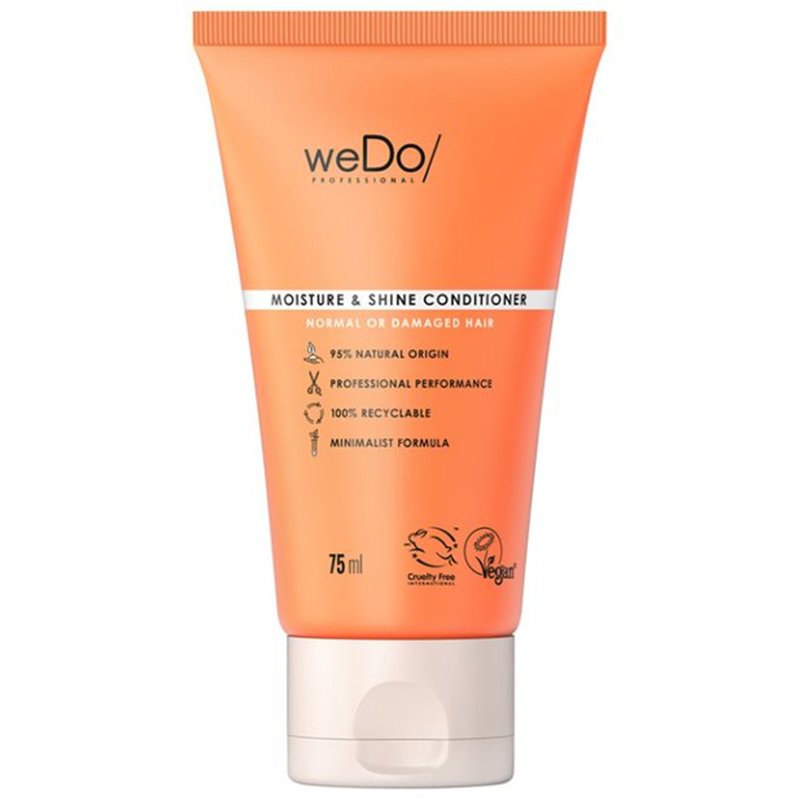 weDo Moisture & Shine Conditioner for Normal or Damaged Hair Μαλακτική Κρέμα Θρέψης για Κανονικά & Ταλαιπωρημένα Μαλλιά 75ml