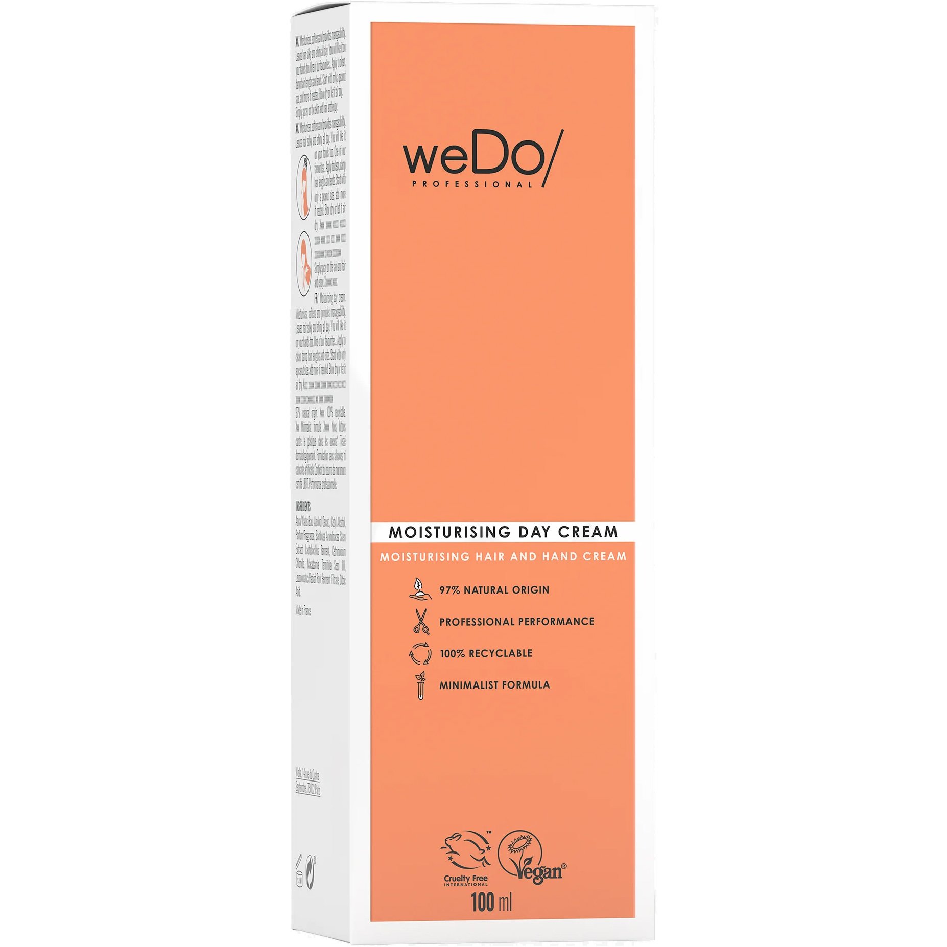 weDo Moisturising Day Hair & Hand Cream Ενυδατική Κρέμα Ημέρας για Μαλλιά & Χέρια 100ml