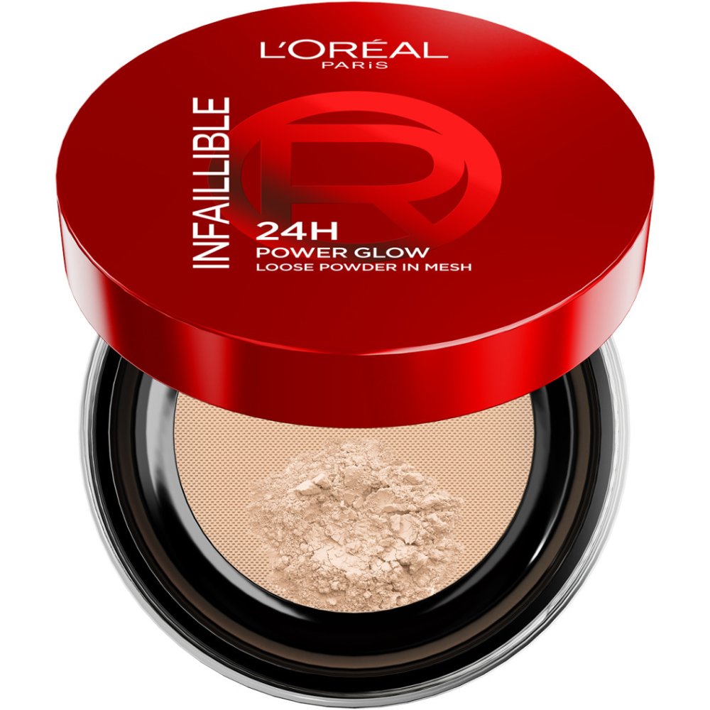 Loreal Paris L'Oreal Paris Infaillible 24H Power Glow Loose Powder Πούδρα για Φωτεινή, Λαμπερή Όψη που Διαρκεί Έως & 24 Ώρες 9.5g - Universal