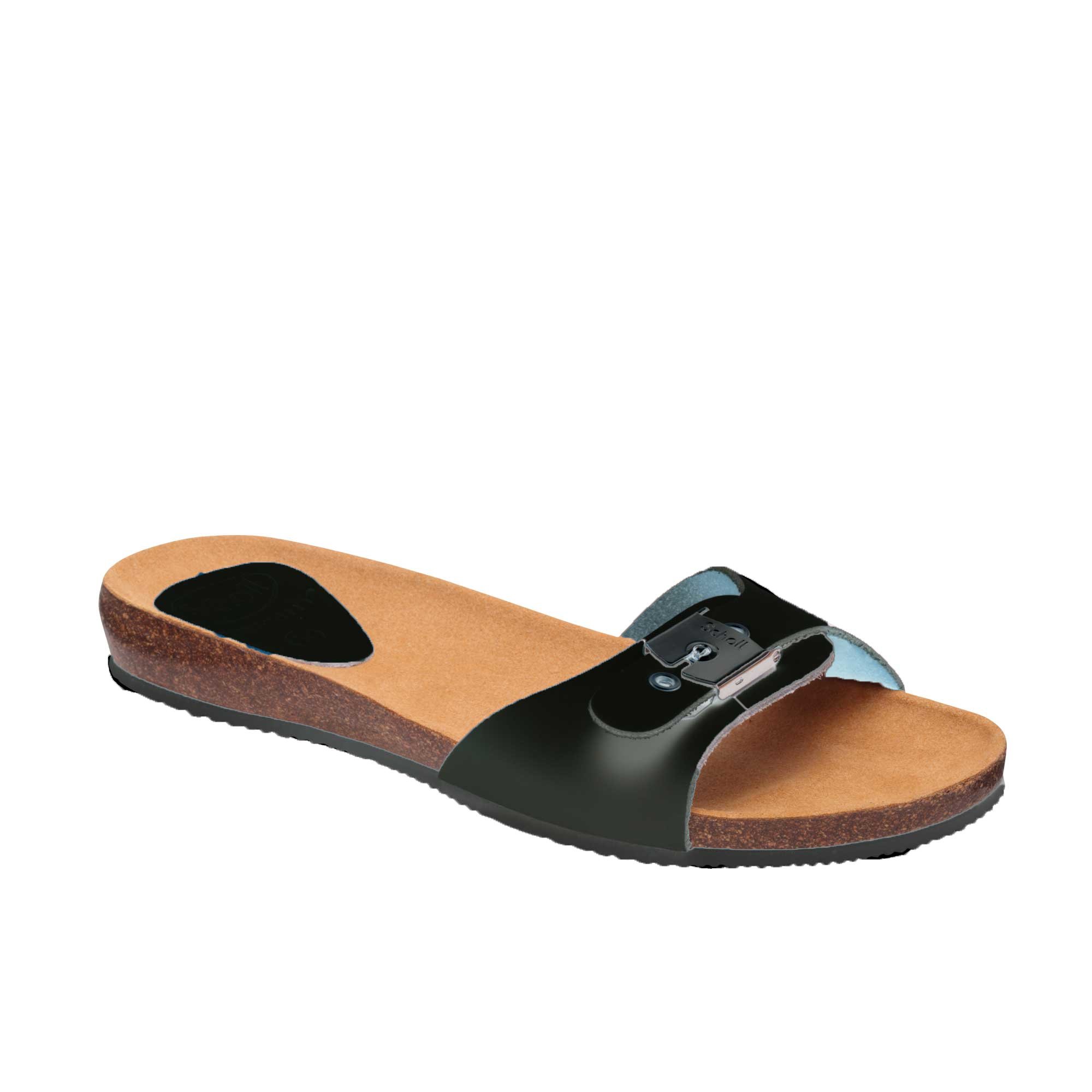 Scholl Shoes Bahamais Noir Γυναικεία Ανατομικά Παπούτσια Χαρίζουν Σωστή Στάση & Φυσικό Χωρίς Πόνο Βάδισμα 1 Ζευγάρι – 39