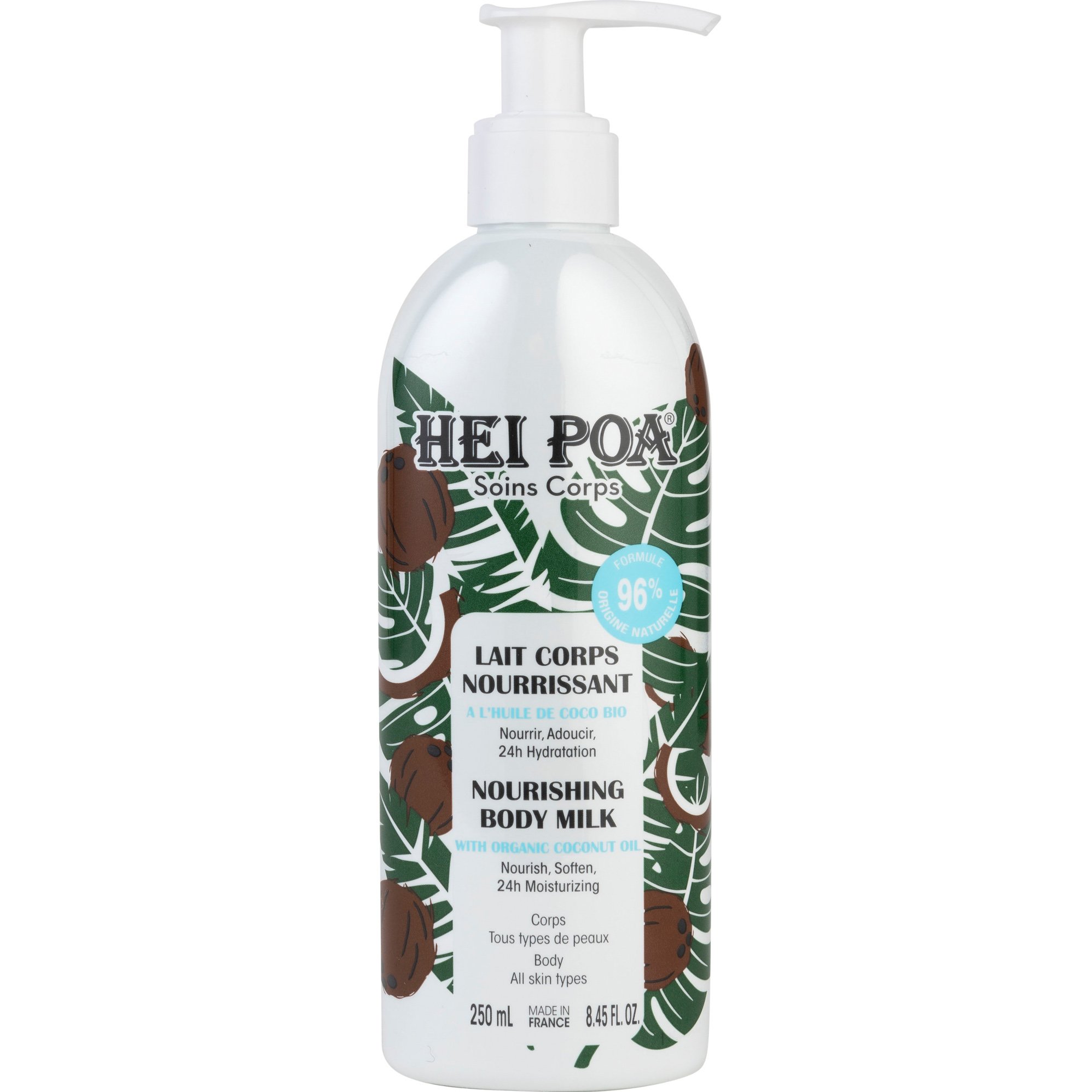 Hei Poa Hei Poa Nourishing Body Milk with Organic Coconut Oil Θρεπτικό Γαλάκτωμα Σώματος με Βιολογικό Λάδι Καρύδας 250ml