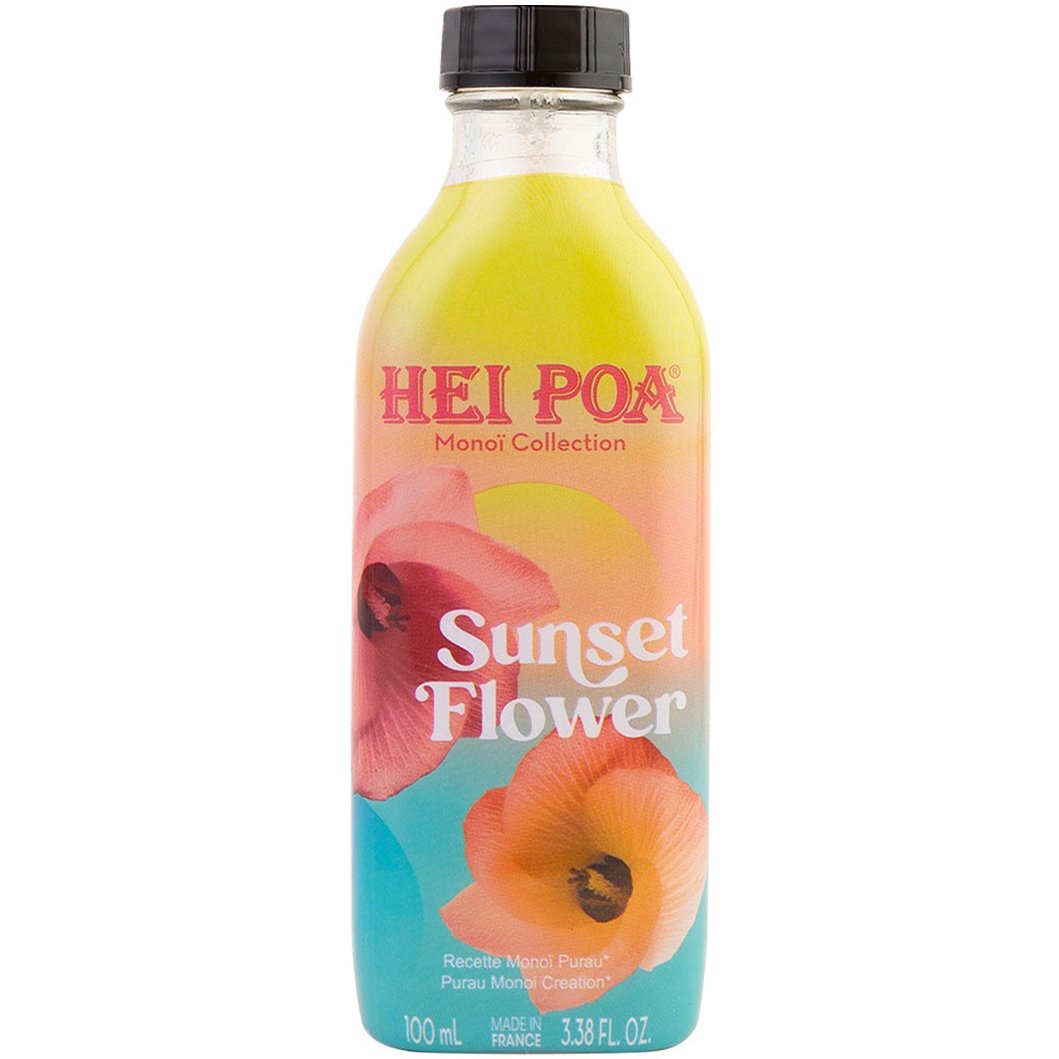 Hei Poa Limited Edition Purau Monoi Oil Sunset Flower Πολυχρηστικό Έλαιο Ενυδάτωσης & Θρέψης για Σώμα & Μαλλιά 100ml
