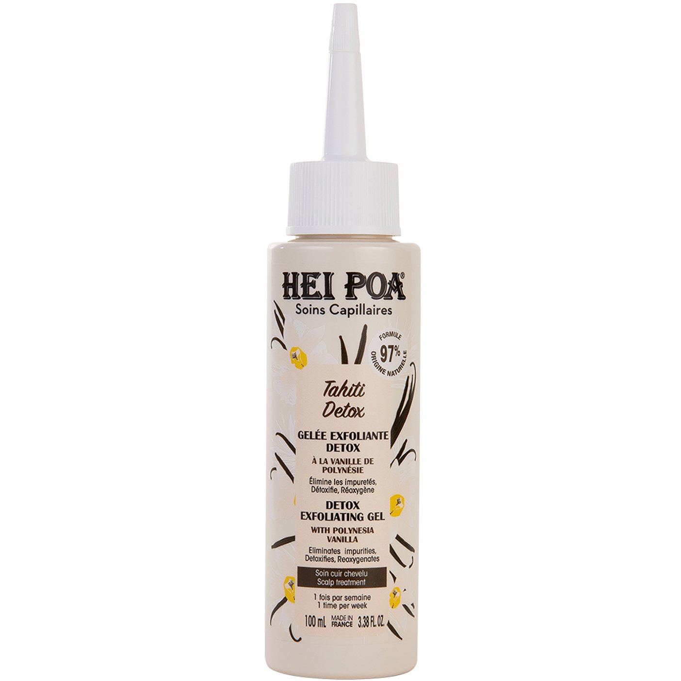 Hei Poa Tahiti Detox Exfoliating Gel Απολεπιστικό Τζελ για το Τριχωτό, για Αποτοξίνωση & Καθαριότητα σε Βάθος για Όλους τους Τύπους Μαλλιών με Υπέροχο Άρωμα Πολυνησιακής Βανίλιας 100ml