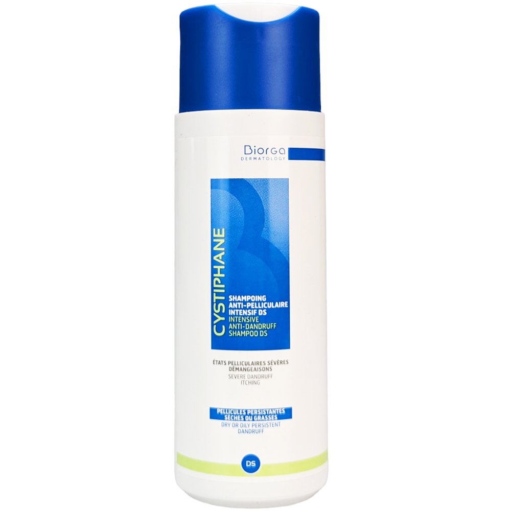 Biorga Cystiphane Intensive Anti Dandruff DS Shampoo Σαμπουάν για την Αντιμετώπιση της Ξηρής & Λιπαρής Πιτυρίδας & της Φαγούρας 200ml