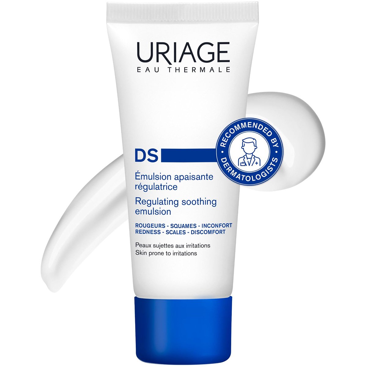 Uriage DS Regulating Soothing Emulsion Κρέμα Εξισορρόπησης για Πρόσωπο - Σώμα - Μαλλιά που Μειώνει τους Ερεθισμούς, το Ξεφλούδισμα & την Ερυθρότητα 40ml