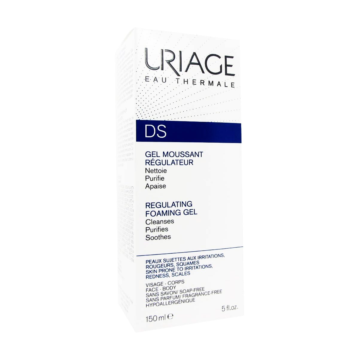 Uriage Eau Thermale Regulating Foaming Gel Αφήνει το Δέρμα Απόλυτα Καθαρό Απαλό και με Αίσθηση Άνεσης 150ml