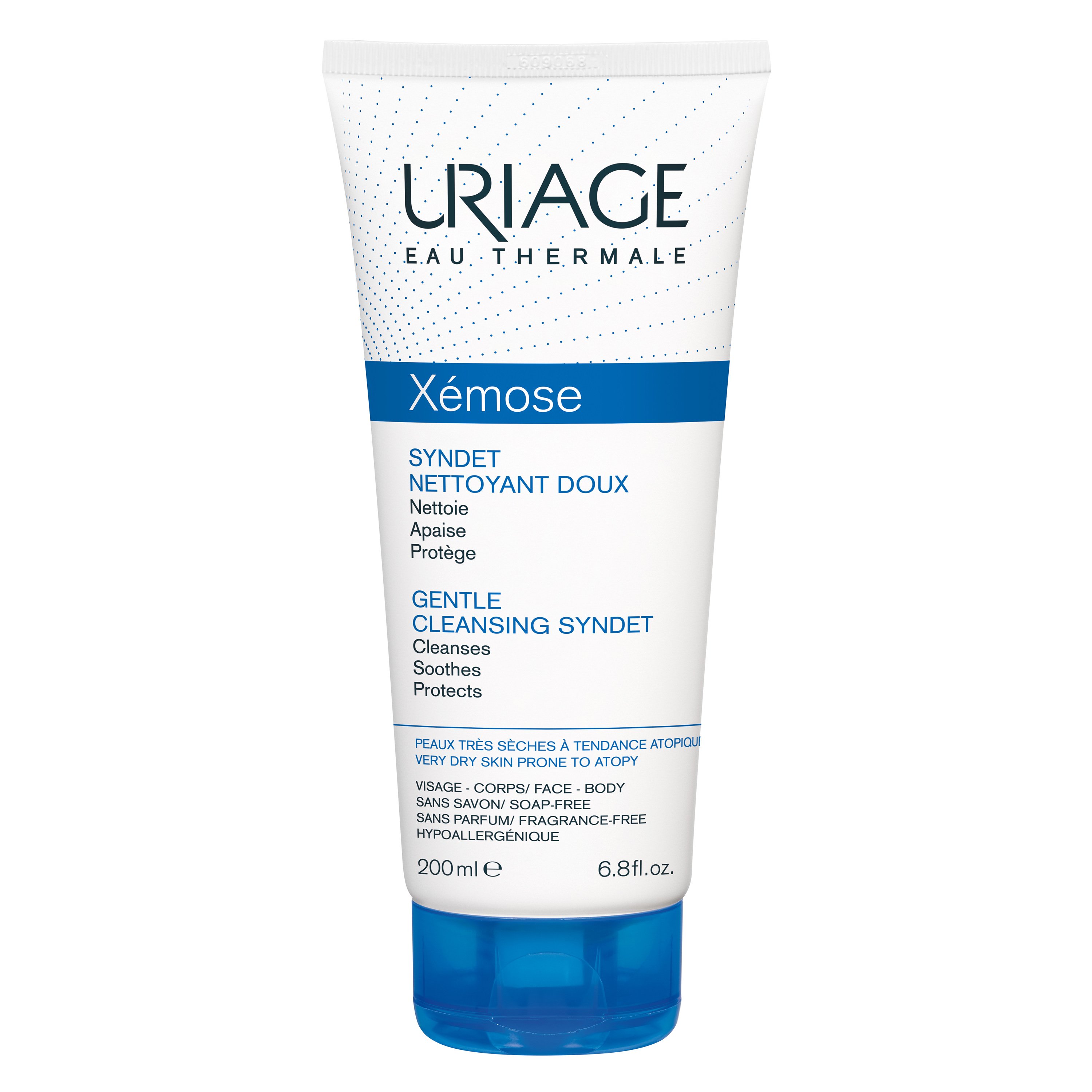 Uriage Eau Thermale Xemose Gentle Cleansing Syndet Εξαιρετικά Ήπια Τζελ Κρέμα Καθαρισμού 200ml