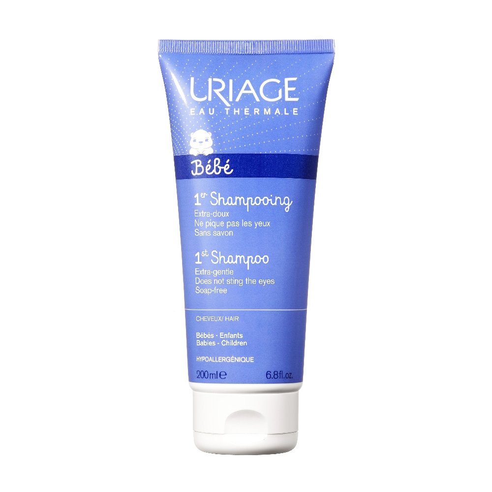 Uriage Eau Thermale Bebe 1st Shampoo Αφήνει τα Μαλλιά των Βρεφών Απαλά Λαμπερά και με Ευχάριστο Άρωμα 200ml