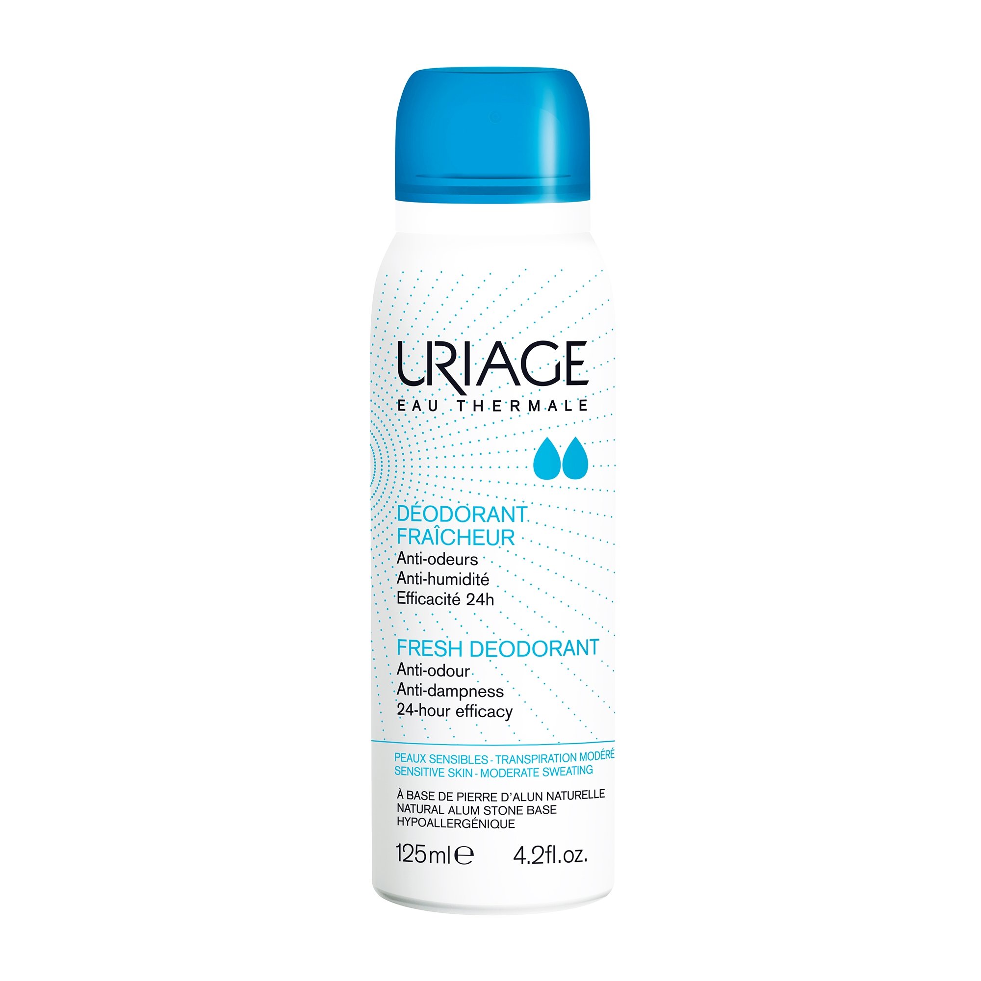 Uriage Eau Thermale Fresh Deodorant Προσφέρει Διπλή 24ωρη Δράση Ενάντια στις Οσμές και την Εφίδρωση 125ml