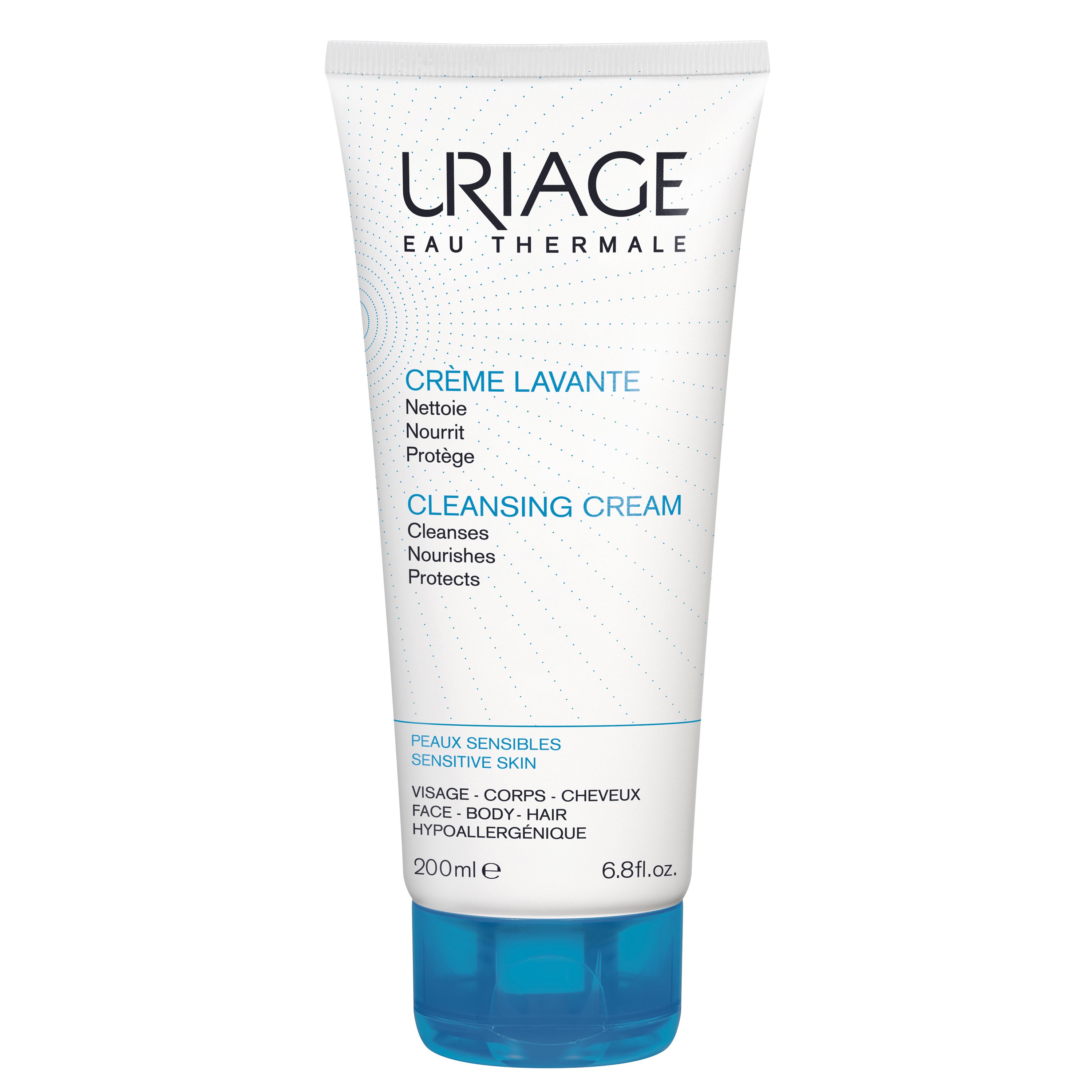 Uriage Eau Thermale Cleansing Cream Κρέμα Καθαρισμού Περιποίησης και Ντεμακιγιάζ 200ml