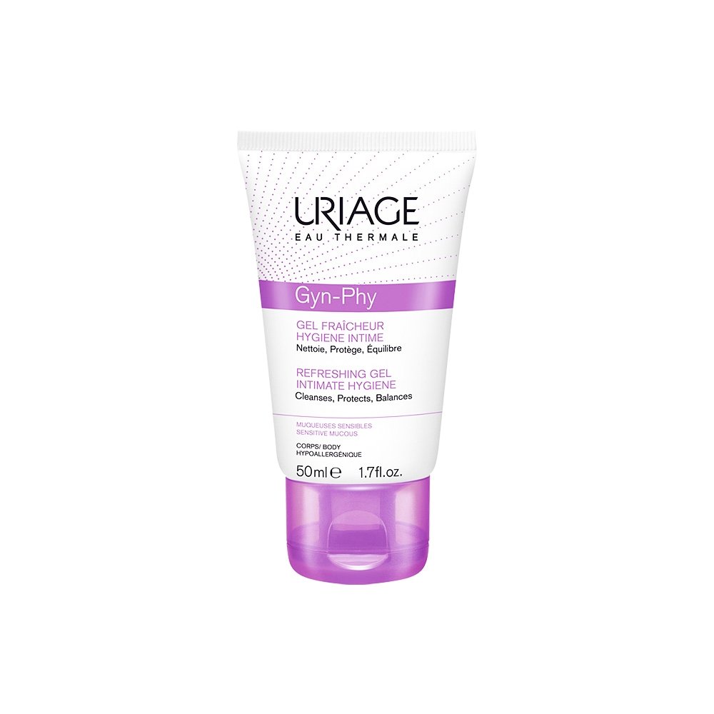 Uriage Eau Thermale Gyn-Phy Refreshing Gel Intimate Hygiene για την Υγιεινή των Βλεννογόνων της Ευαίσθητης Περιοχής 50ml
