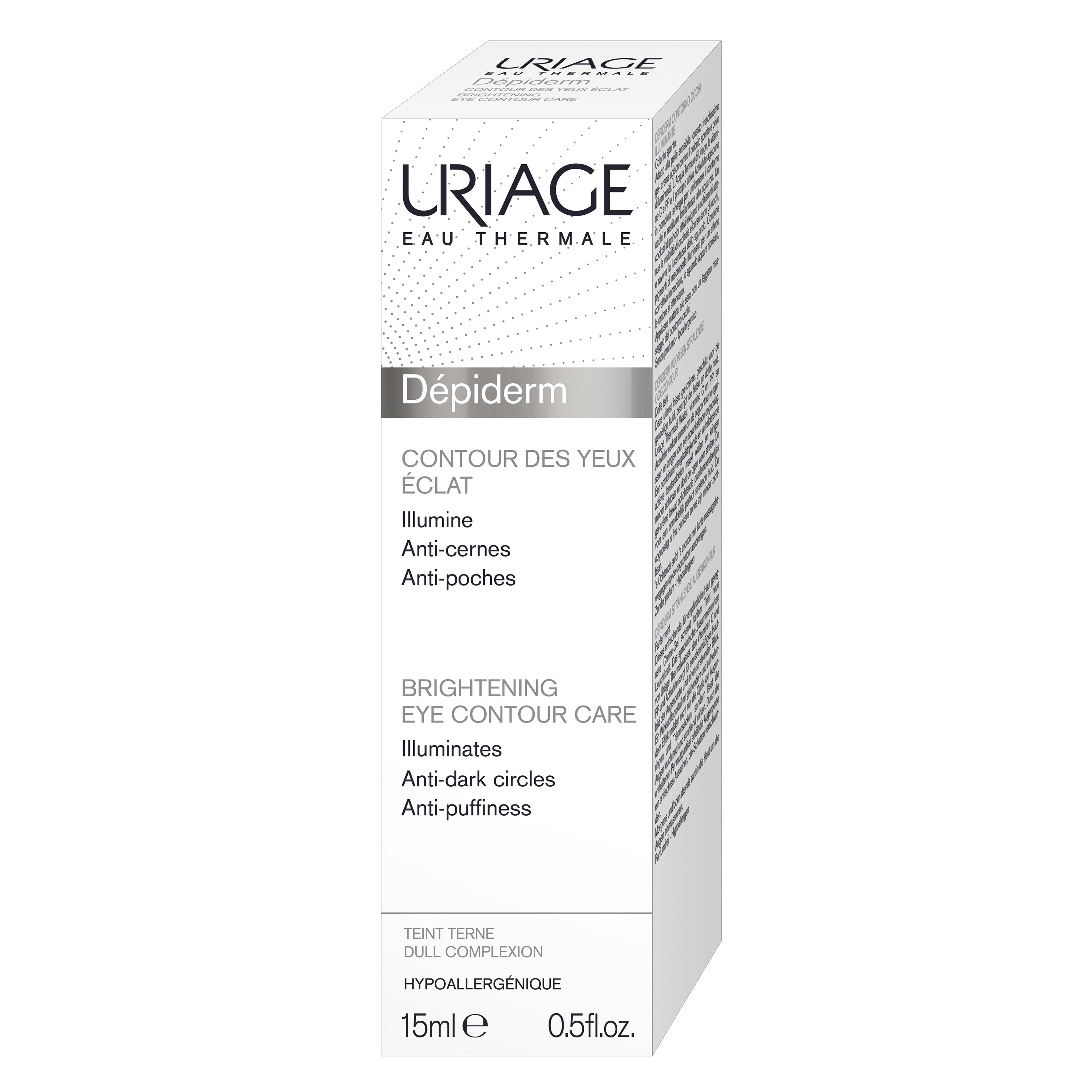 Uriage Eau Thermale Depiderm Brightening Eye Contour Care Φωτίζει το Θαμπό Δέρμα που Έχει Χάσει τη Λάμψη του 15ml