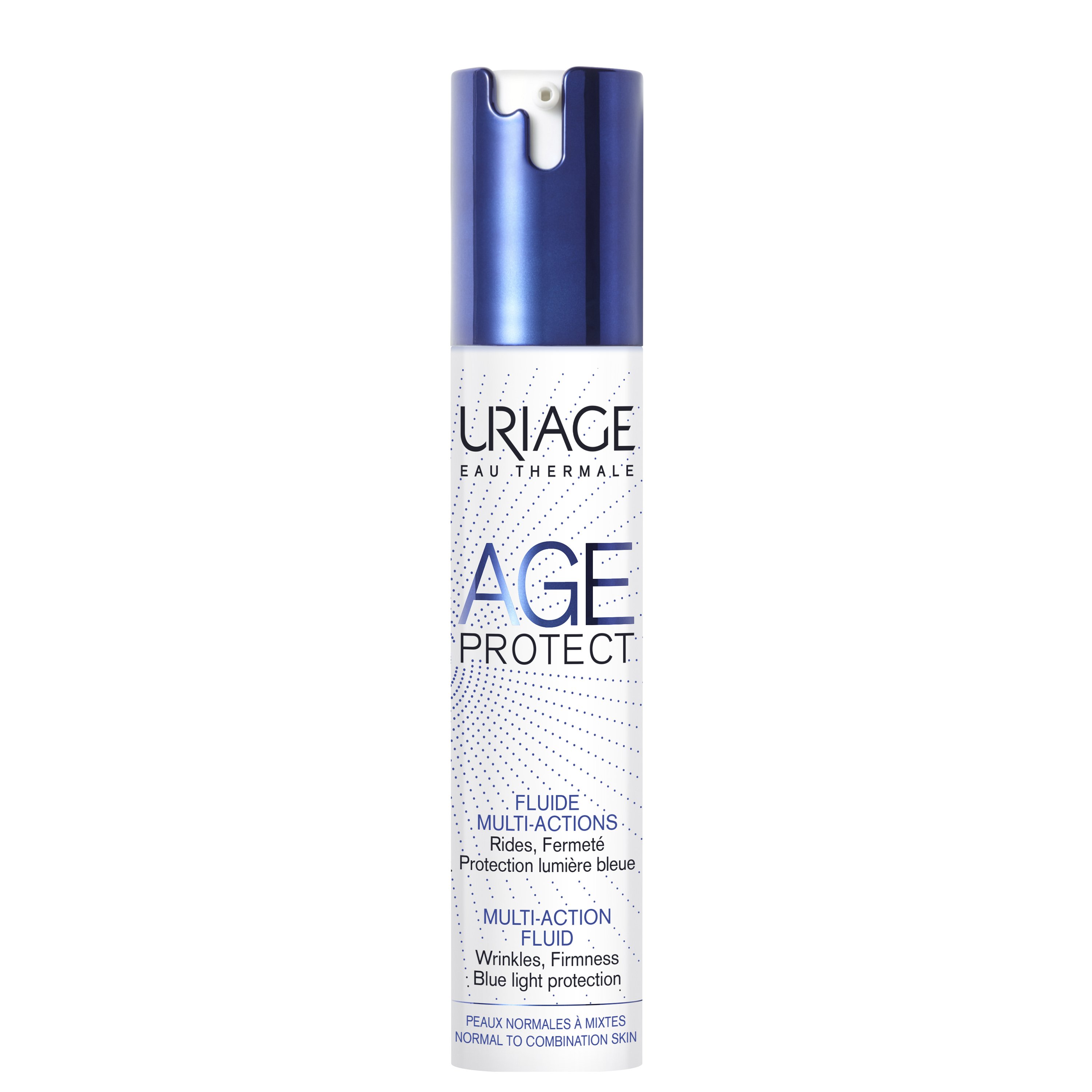 Uriage Eau Thermale Age Protect Multi Action Fluid Καταπολεμά Τόσο τα Σημάδια Γήρανσης Όσο και τους Επιθετικούς Παράγοντες 40ml