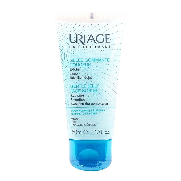 Uriage Eau Thermale Gentle Jelly Face Scrub Απαλό και Αναζωογονητικό Τζελ Προσώπου 50ml