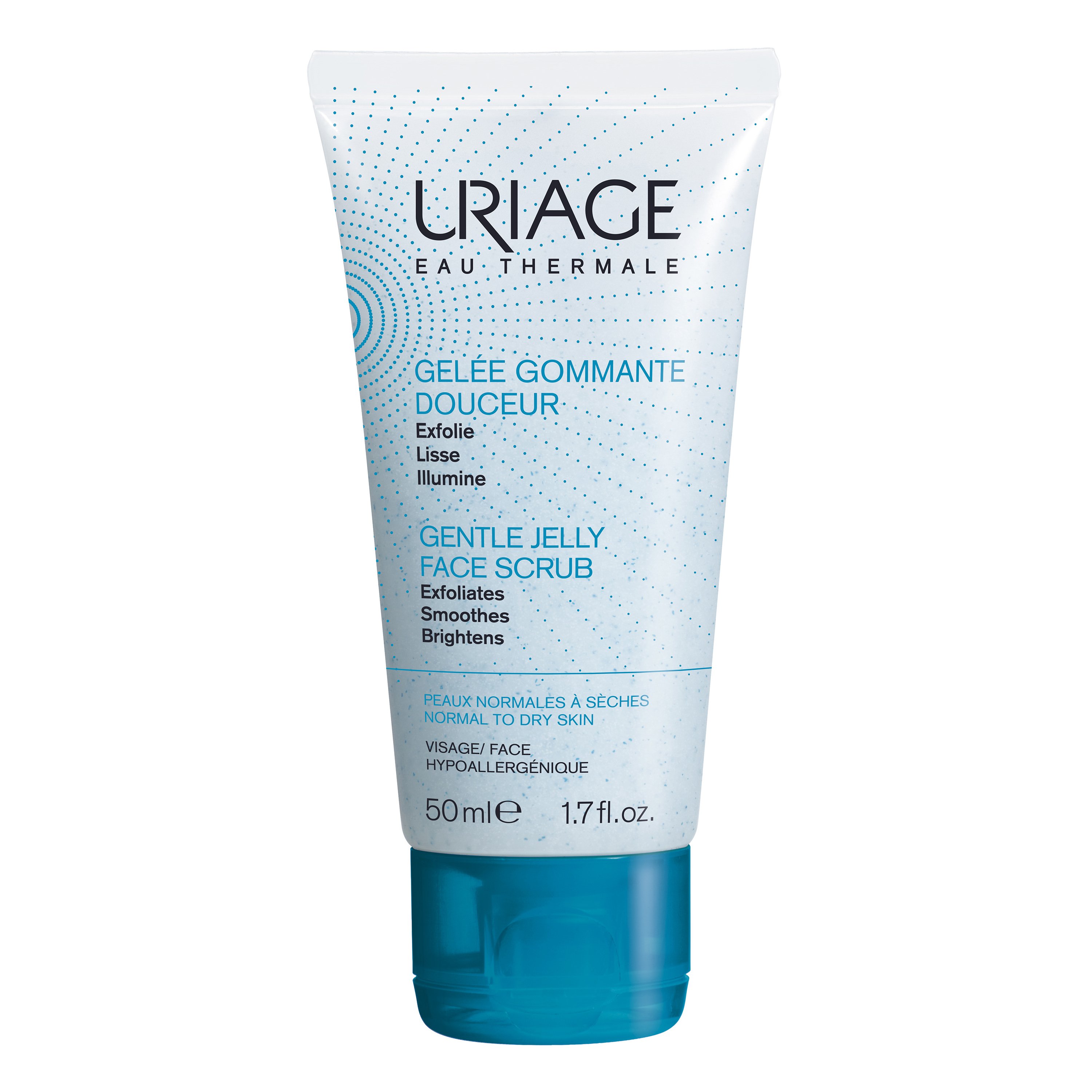 Uriage Eau Thermale Gentle Jelly Face Scrub Απαλό και Αναζωογονητικό Τζελ Προσώπου 50ml