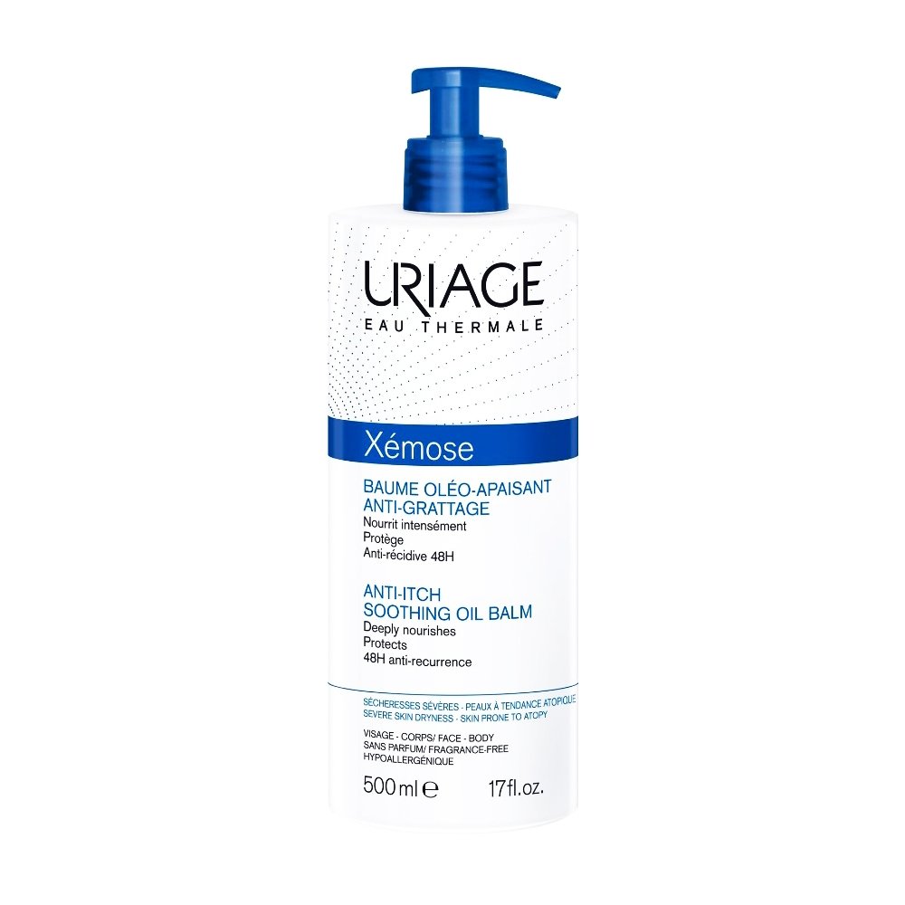 Uriage Eau Thermale Xemose Anti-Itch Soothing Oil Balm Προστατευτικό Βάλσαμο που Καταπραΰνει Αμέσως τον Κνησμό 500ml