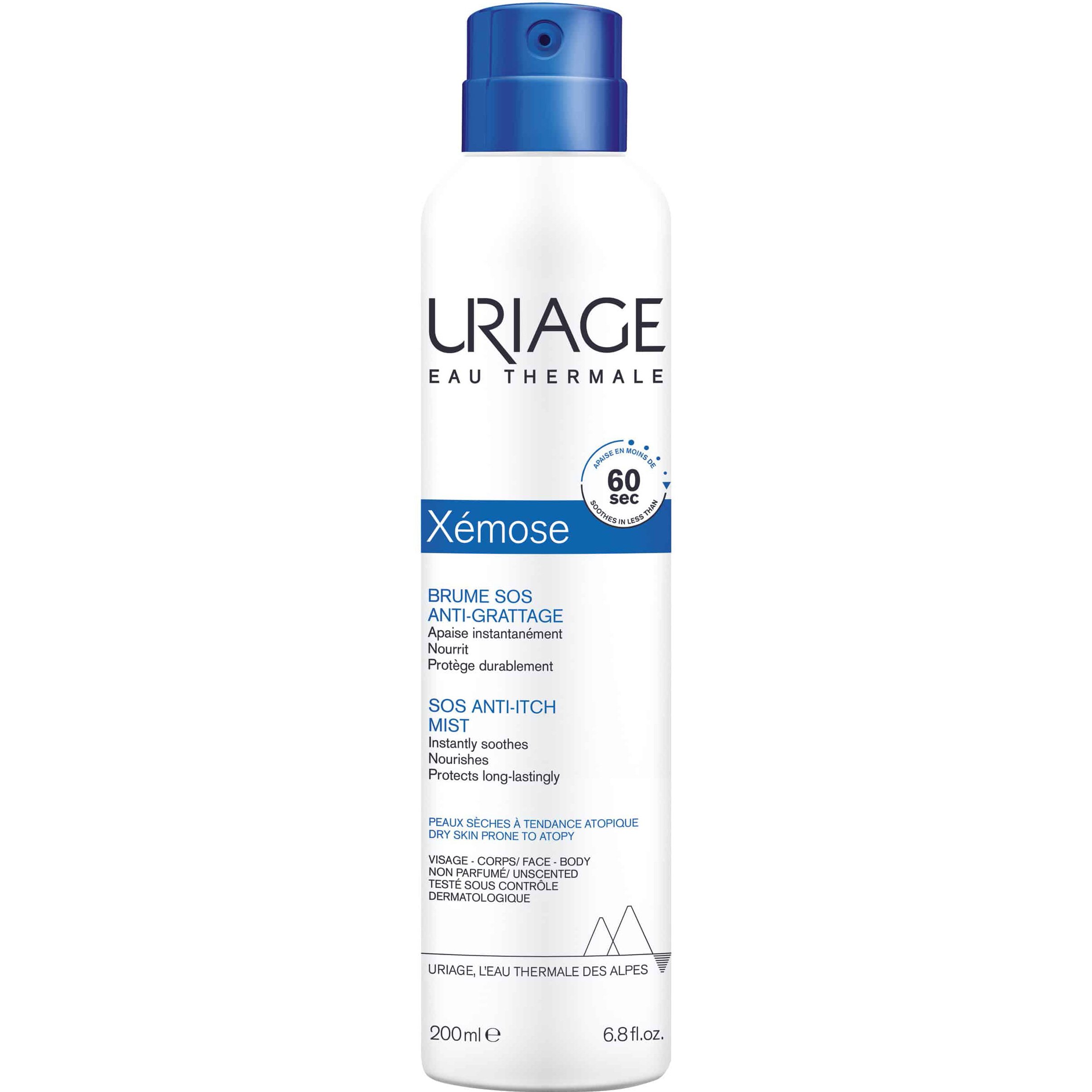 Uriage Xemose SOS Anti-Itch Mist Λεπτόρρευστο Mist με Άμεση Αποτελεσματικότητα Κατά του Κνησμού 200ml