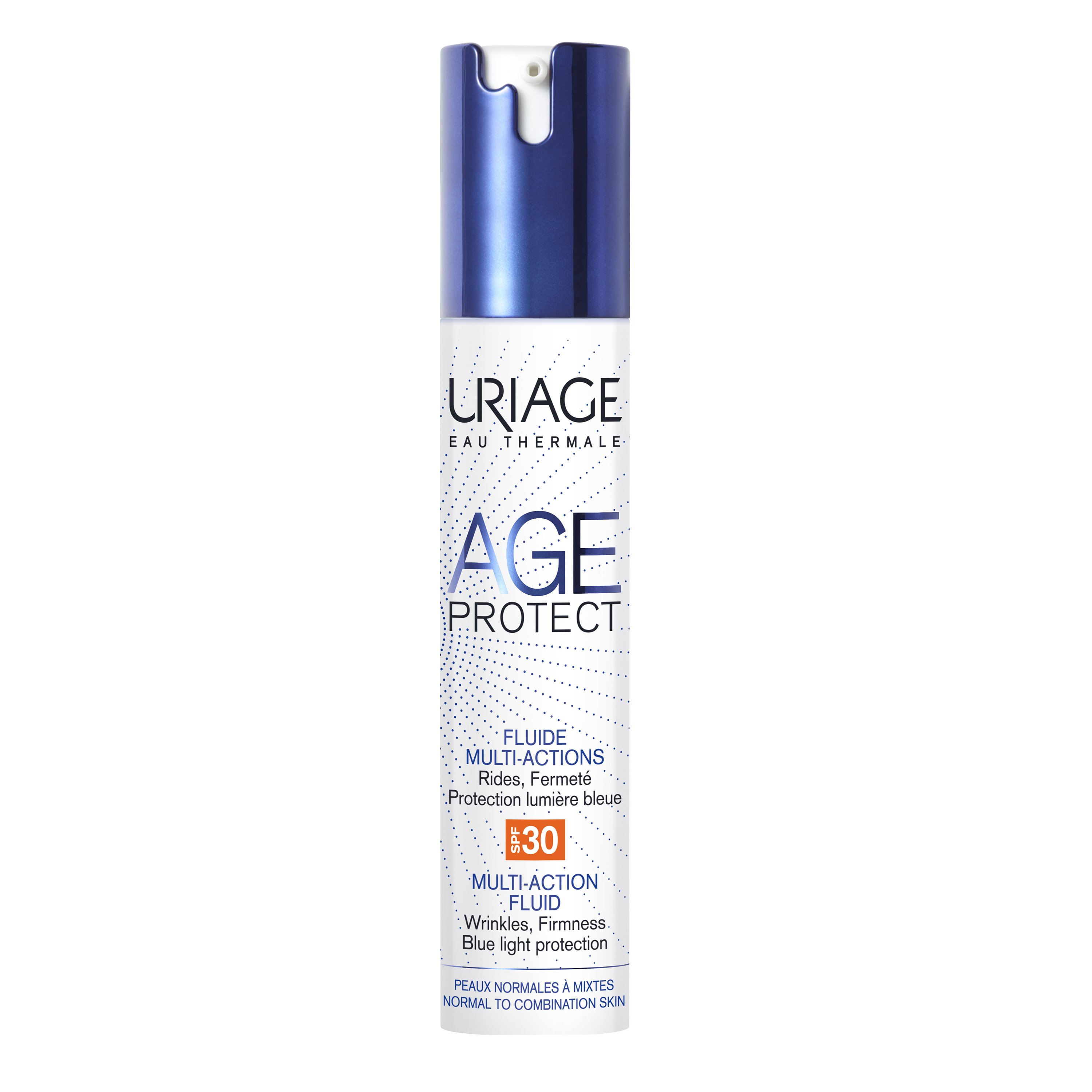Uriage Eau Thermale Age Protect Multi-Action Fluid Spf30 Αντιγηραντική Λεπτόρρευστη Φροντίδα, Κανονικές Μικτές Επιδερμίδες 40ml